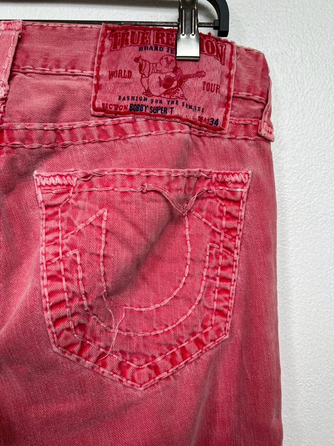 True Religion VINTAGE TRUE RELIGION BOBBY SUPER T JEANS Size US 34 / EU 50 - 7 Thumbnail