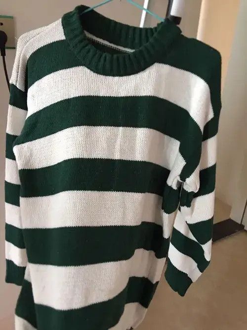 Other Bag Stripe Knitted Sweater Men Autumn Winter Baggy Size US XL / EU 56 / 4 - 2 Thumbnail