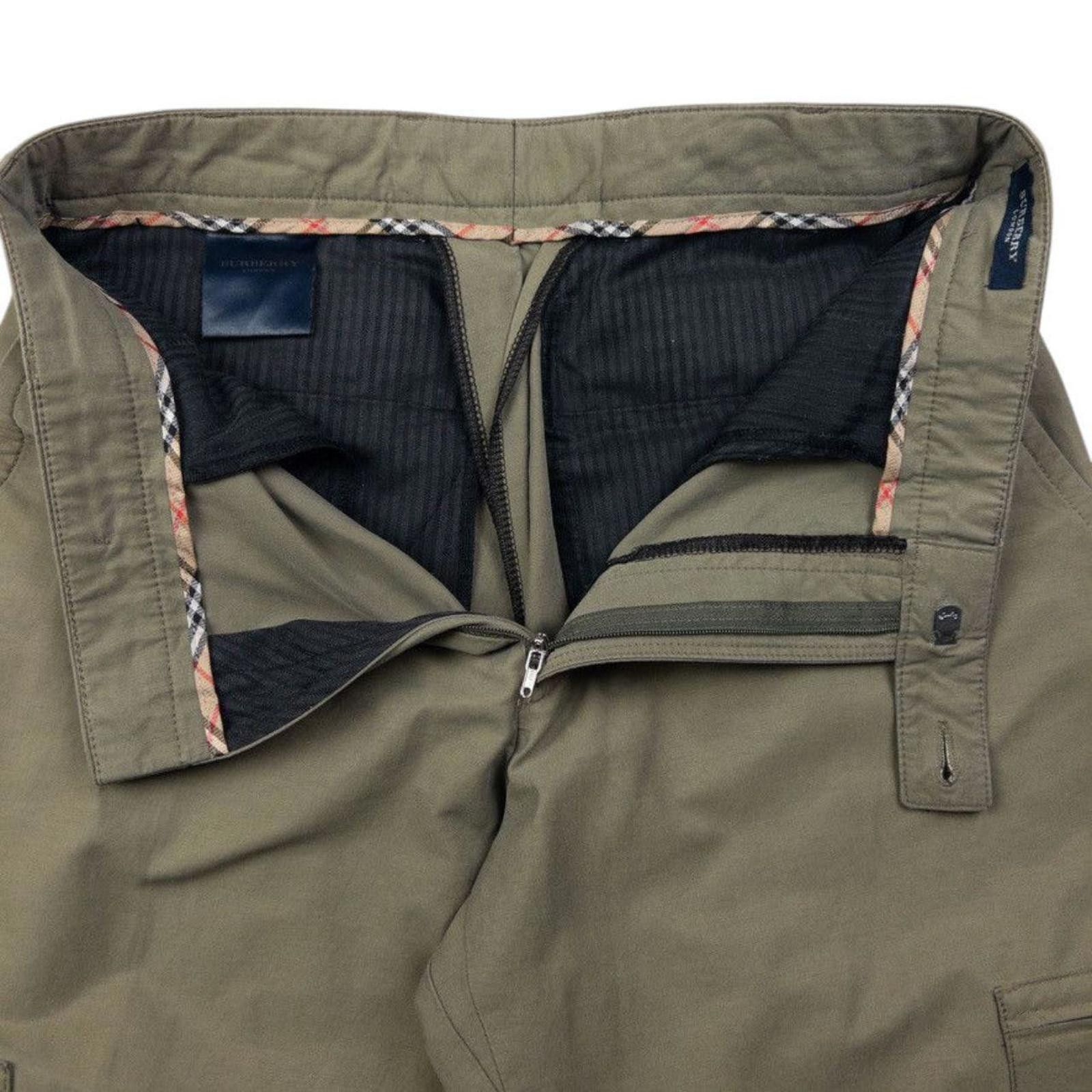 Burberry Vintage Burberry Cargo Trousers Size W29 Size US 29 - 5 Thumbnail