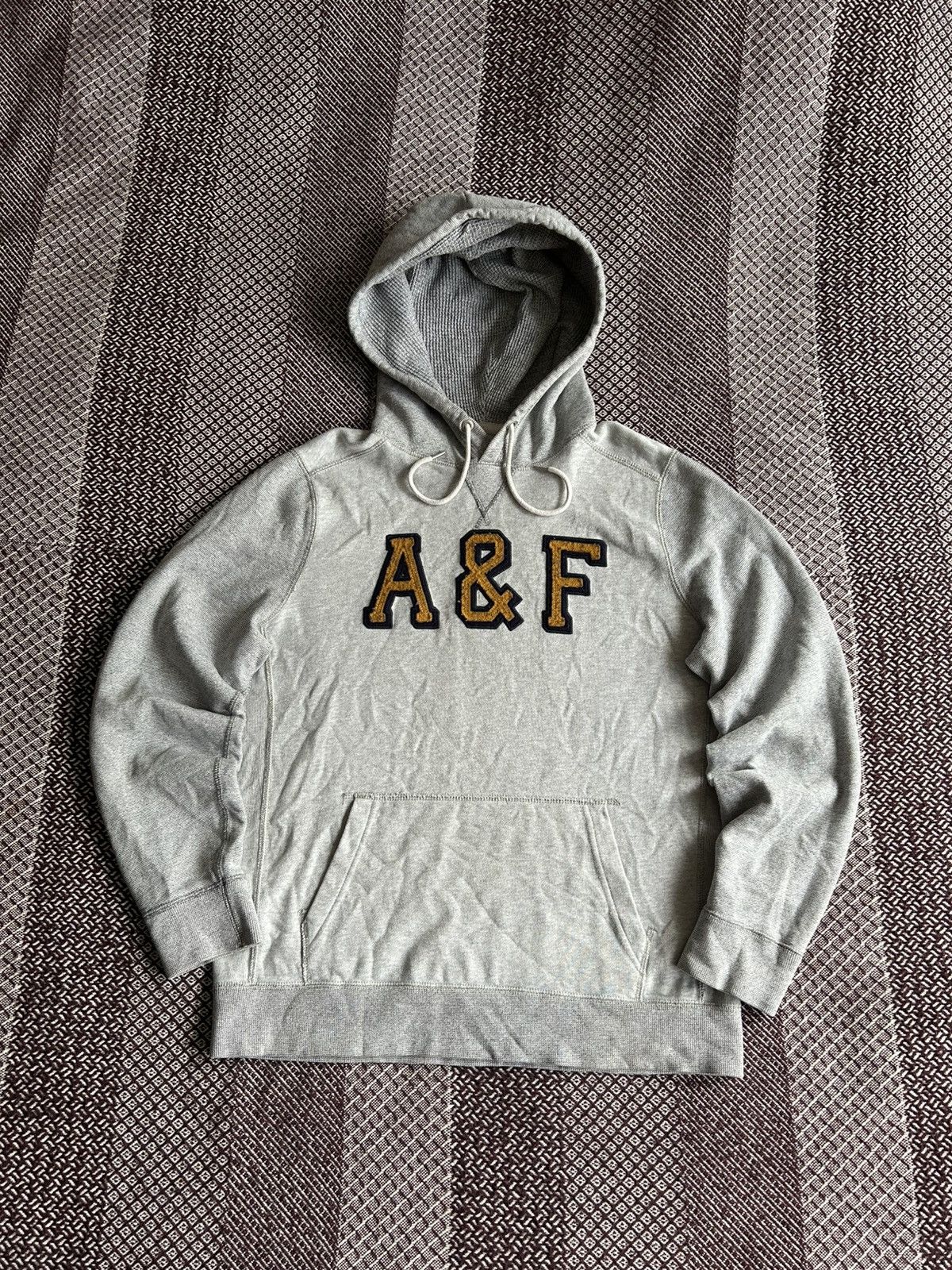 Abercrombie & Fitch × Vintage Abercrombie & Fitch Vintage Hoodie Grey Streetwear Size M Size US M / EU 48-50 / 2 - 1 Thumbnail