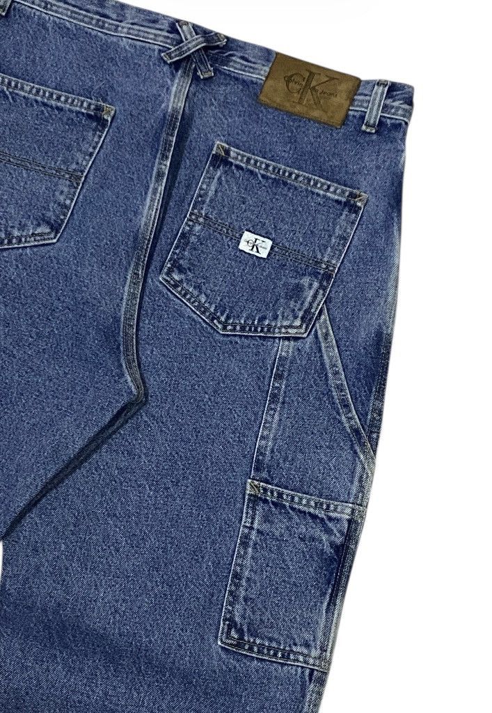 Calvin Klein Vintage 90s Calvin Klein Carpenter Denim Pants Size US 32 / EU 48 - 9 Thumbnail