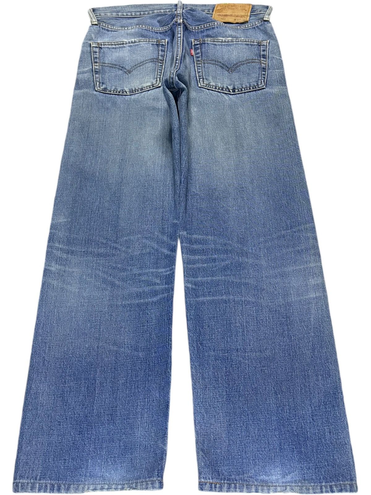 Levi's Vintage 80s Levis 502xx Big E Selvedge Loose Jeans Size US 31 - 3 Thumbnail
