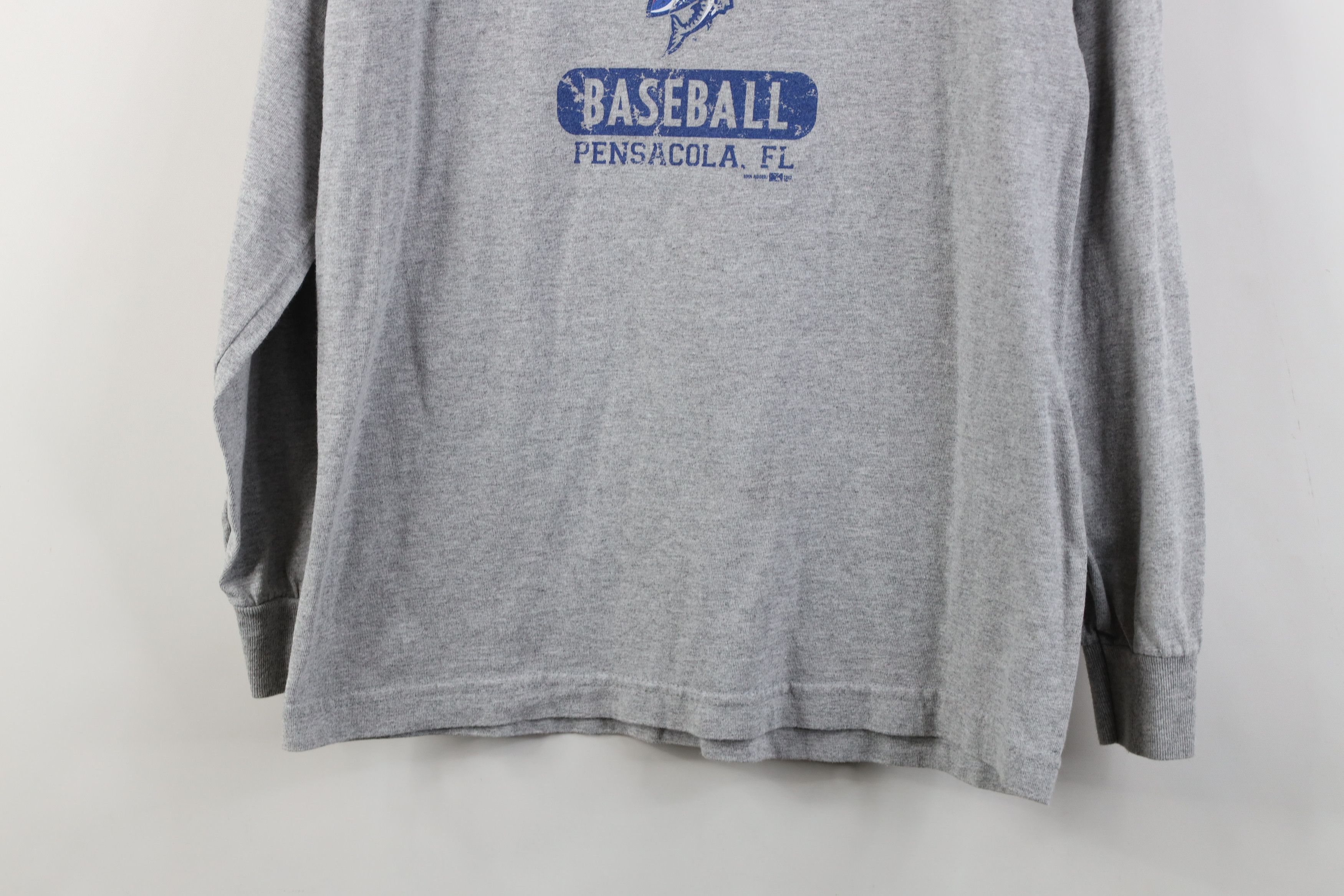 Vintage Vintage Y2K Minor League Baseball Long Sleeve T-Shirt Size S / US 4 / IT 40 - 3 Thumbnail