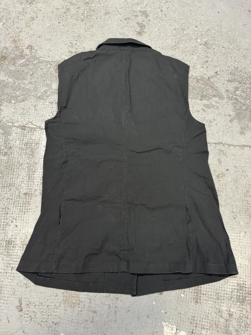Designer × Prada × Vintage 2000s Prada Black Sleeveless Minimalist Shirt Size XS / US 0-2 / IT 36-38 - 2 Thumbnail