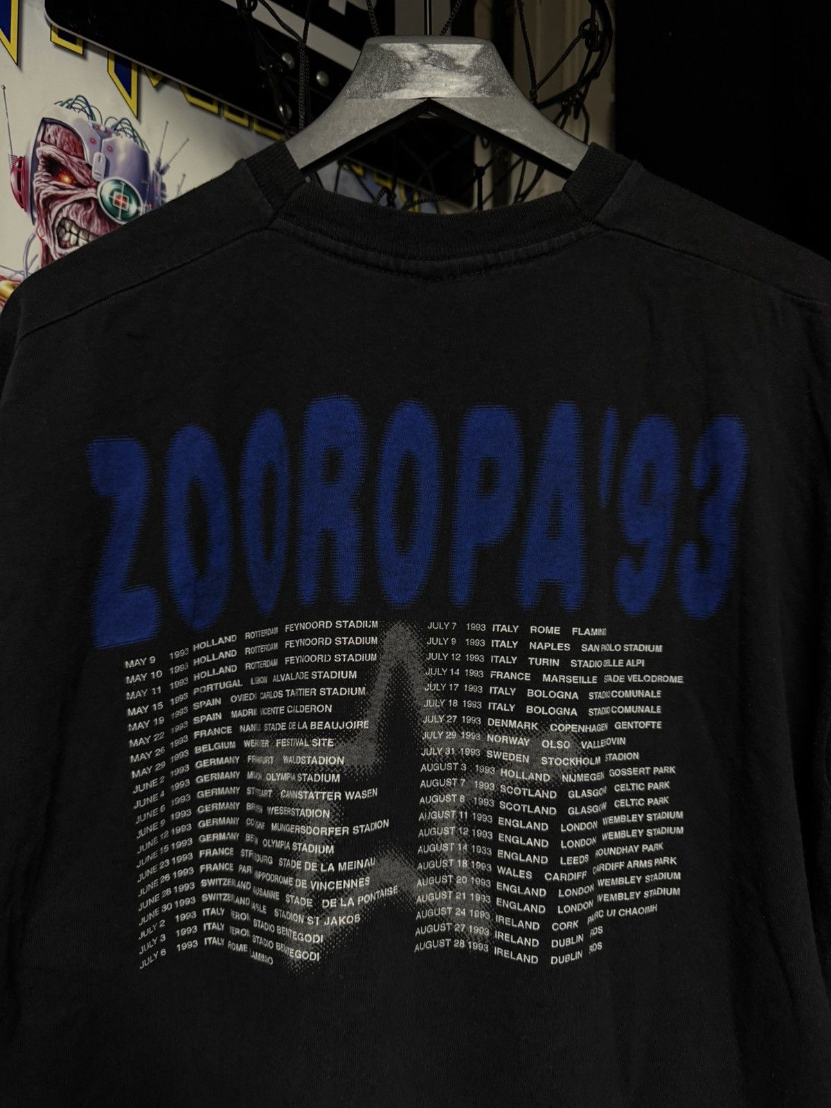 Vintage Vintage 90’s U2 Band T-Shirt Vtg European Tour Tee XL Size US XL / EU 56 / 4 - 6 Thumbnail