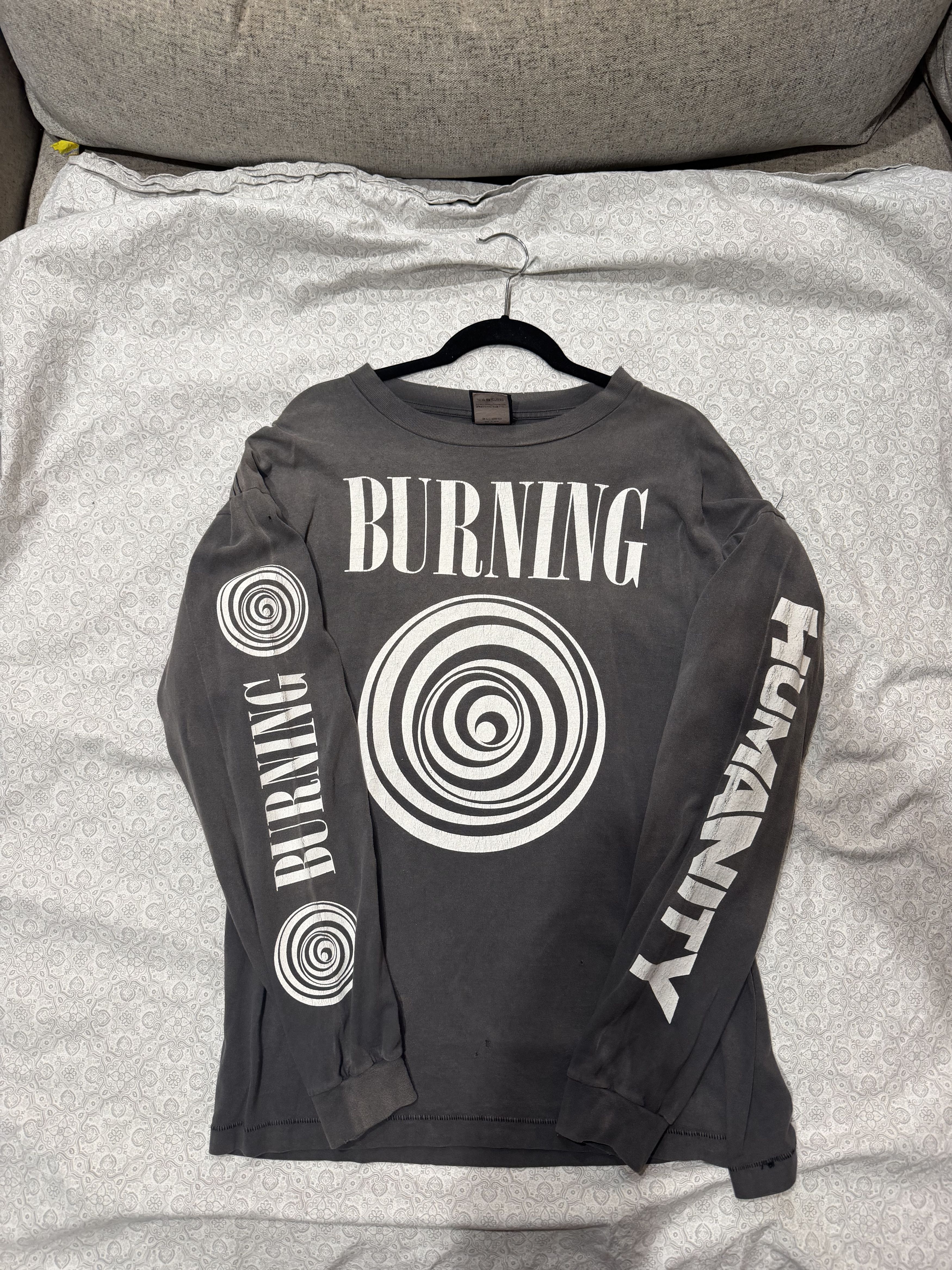 Saint Michael Saint Michael Burning Long Sleeve Shirt Gray Size US L / EU 52-54 / 3 - 1 Thumbnail