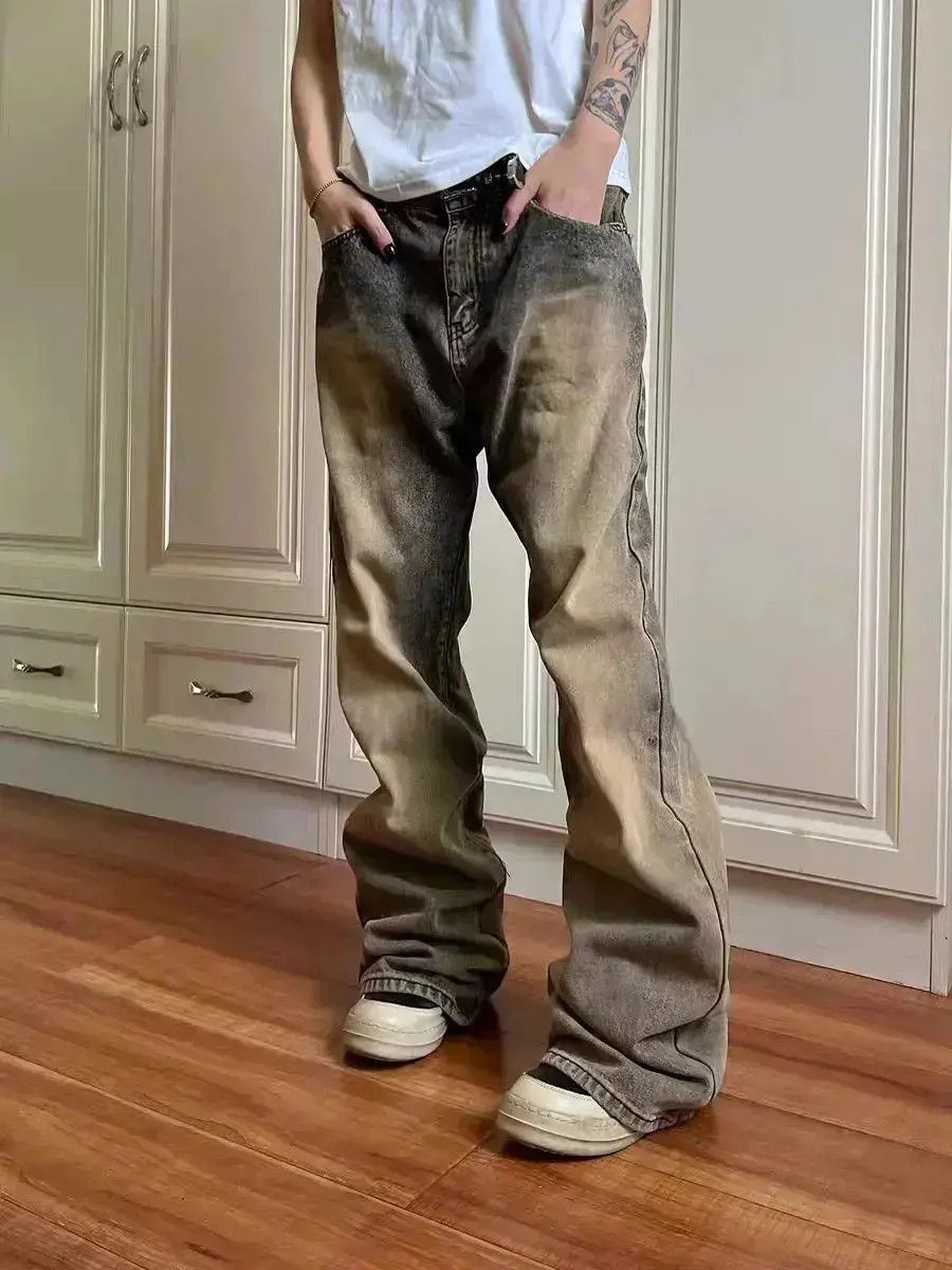Japanese Brand Vintage high street mud dyed baggy Y2K jeans Size US 30 / EU 46 - 1 Thumbnail
