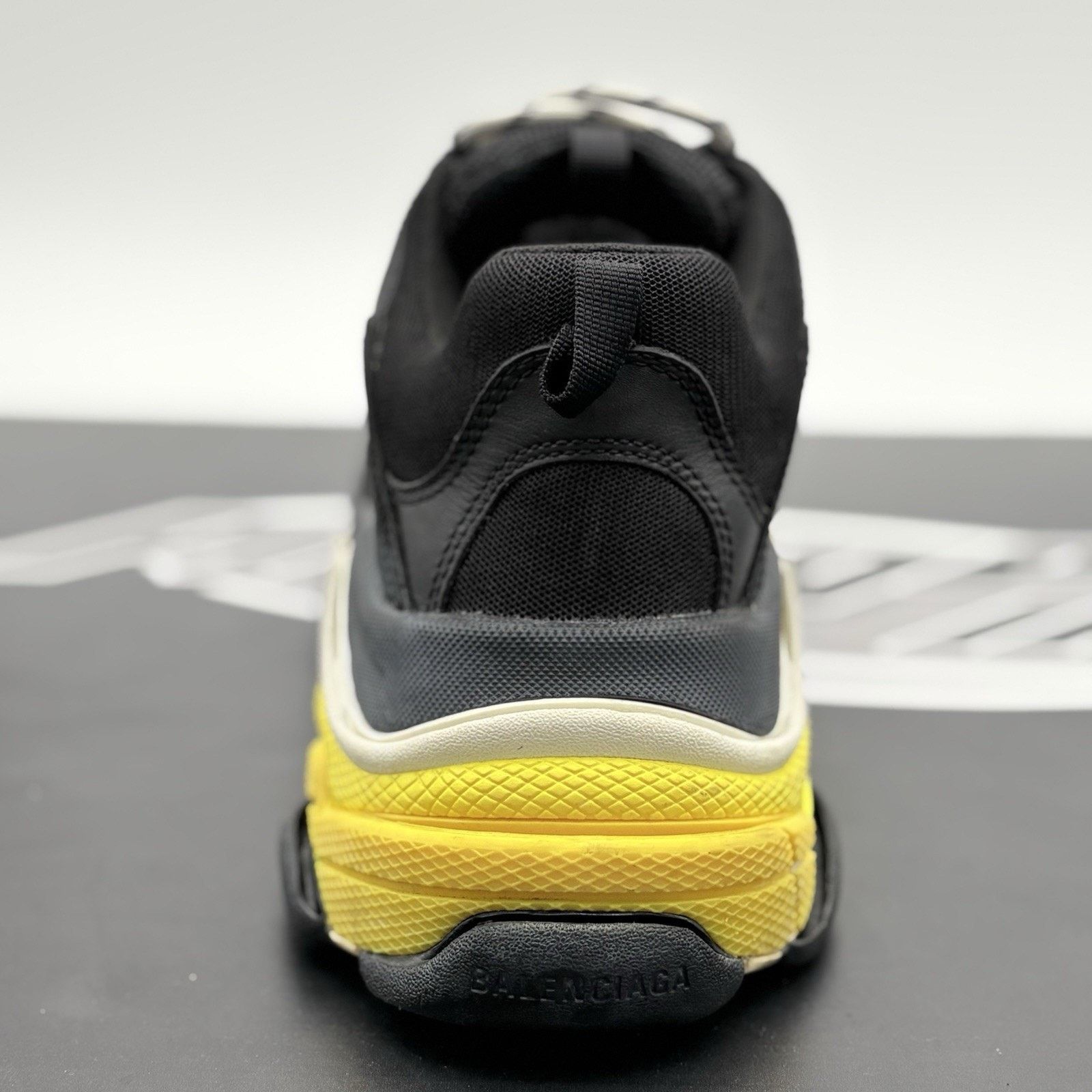 Balenciaga Balenciaga Triple S ' Black Yellow ' | SUPER CLEAN! Size US 10 / EU 43 - 9 Thumbnail