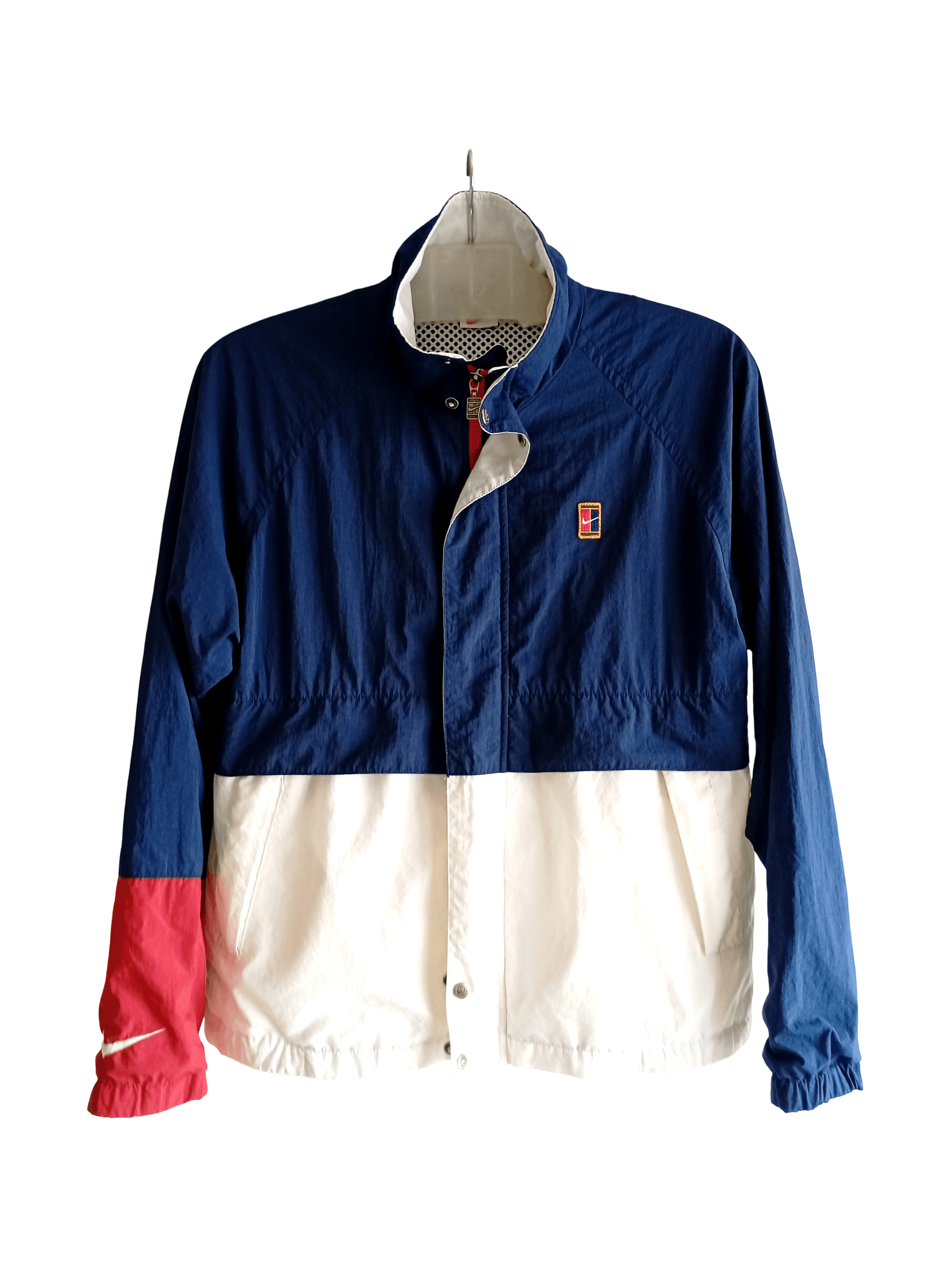 Nike Vintage 90s Nike Court track jacket windbreaker Size US M / EU 48-50 / 2 - 1 Thumbnail