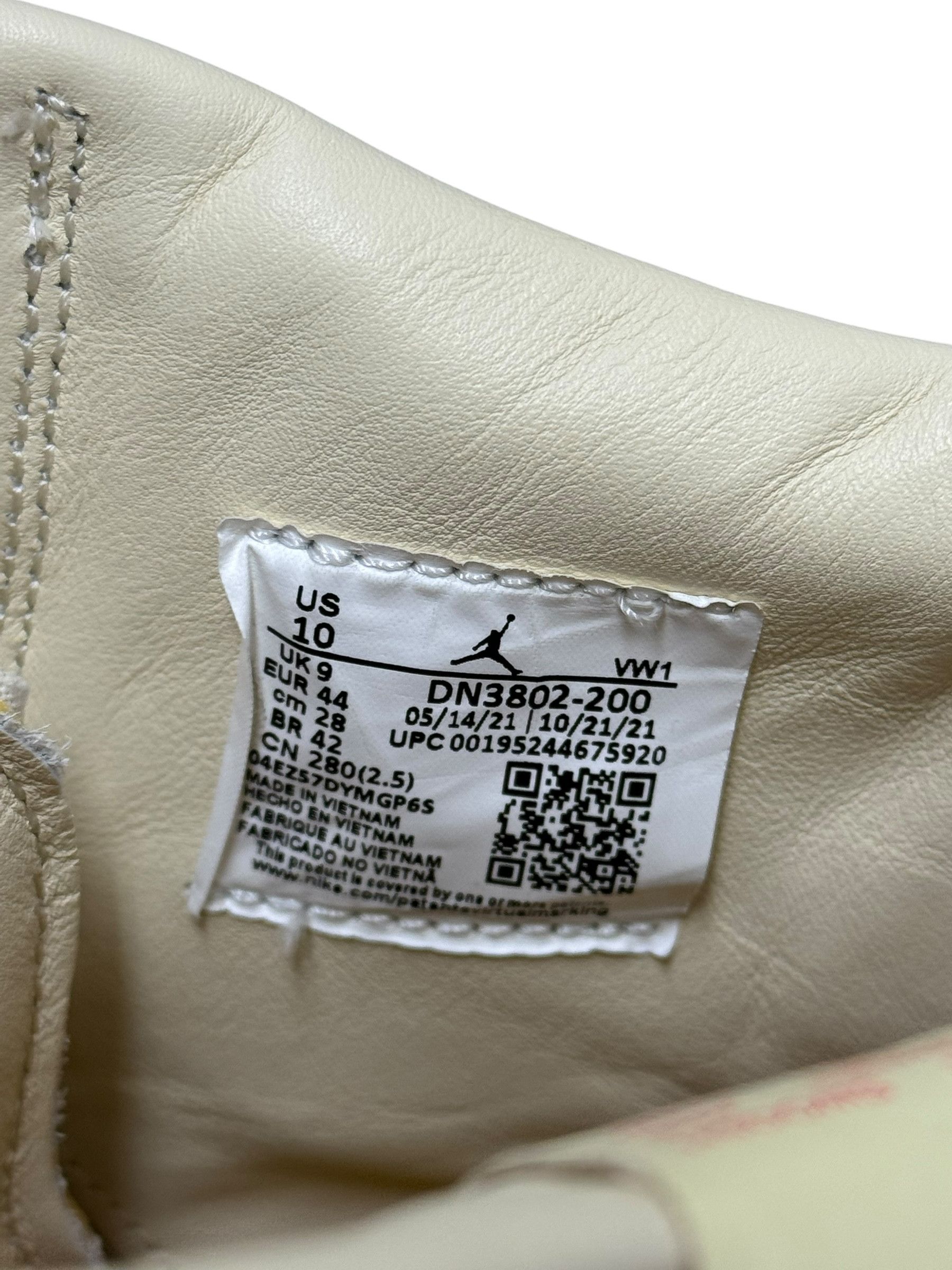 Jordan Brand × Union LA Jordan 2 Retro High Union Beige Rattan DN3802-200 Size US 10 / EU 43 - 8 Thumbnail