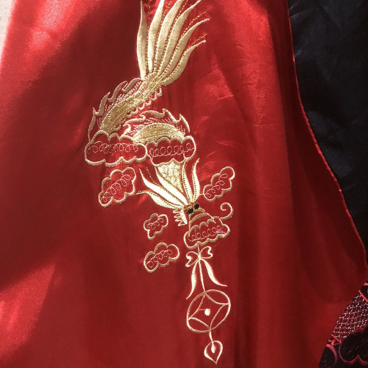 Other Silk Embroidery Dragon Reverseble Long Kimono Size US XL / EU 56 / 4 - 9 Thumbnail