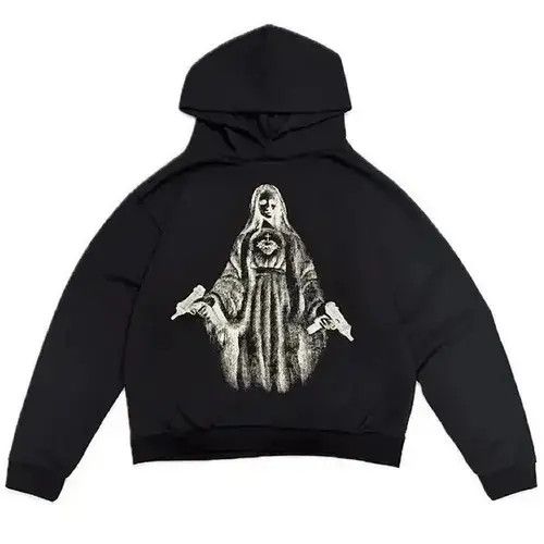 Anime × Japanese Brand Hip Hop Hoodie Top Punk Loose Clothes Size US M / EU 48-50 / 2 - 2 Thumbnail