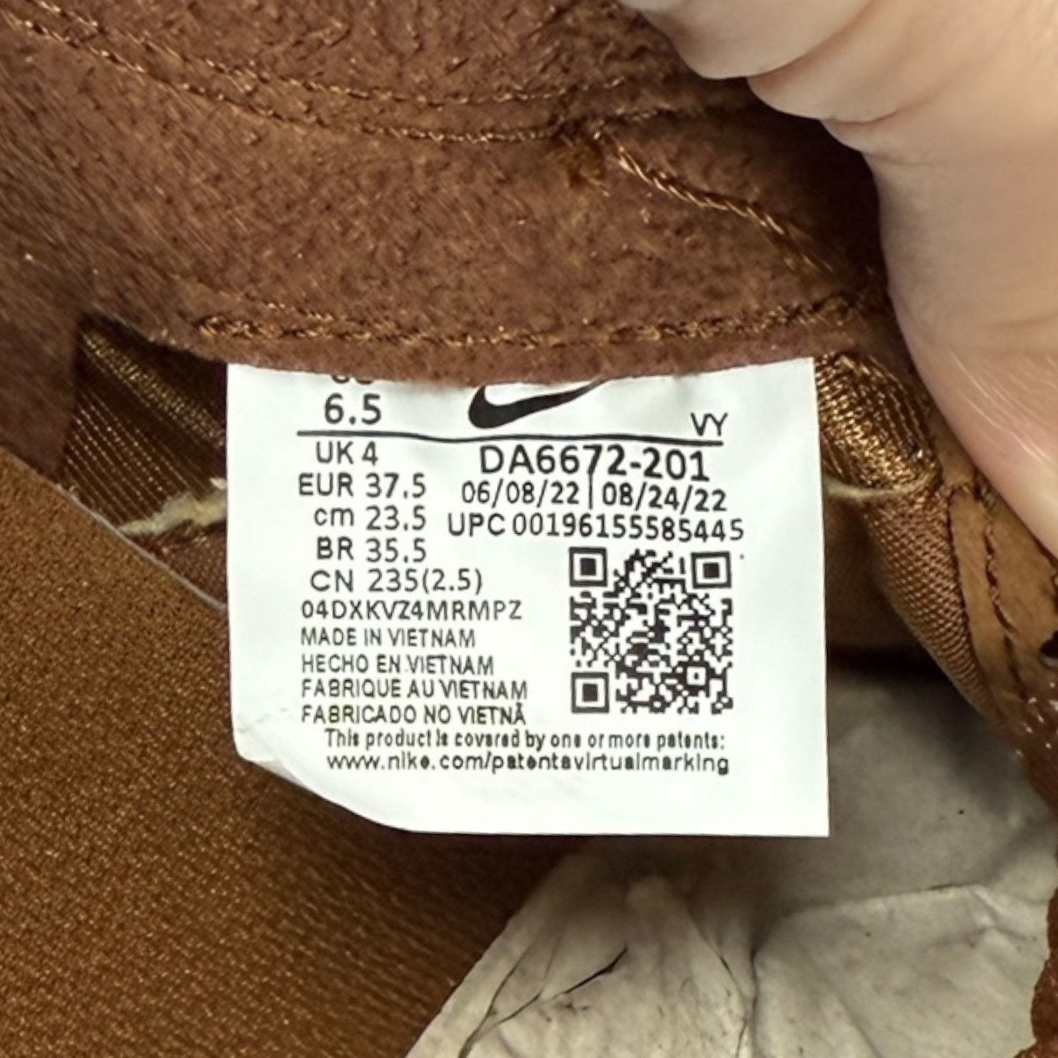 Nike Tom Sachs x Nike GPS Pecan/Brown Wmns 6.5 New in Box Size US 6.5 / IT 36.5 - 3 Thumbnail