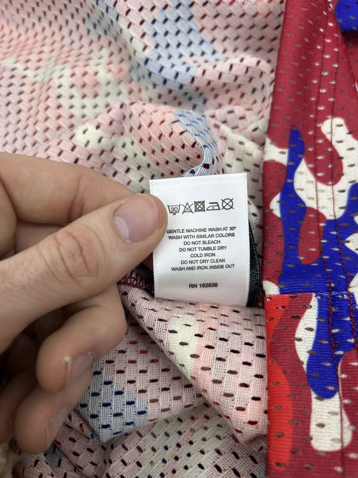 DENIM TEARS Denim Tears Red Blue Camo Cotton Wreath Jersey Size M Size US M / EU 48-50 / 2 - 22 Thumbnail