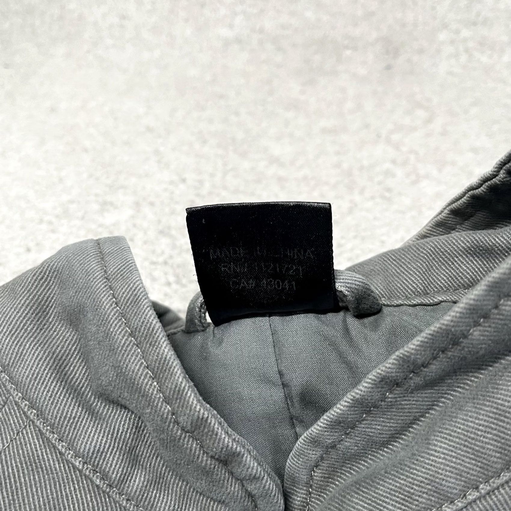 Vintage VINTAGE Blac Label Jacket Mens 3XL Gray Y2K Embroidered Grunge Military Coat Goth Shirt? Size US XXL / EU 58 / 5 - 5 Thumbnail
