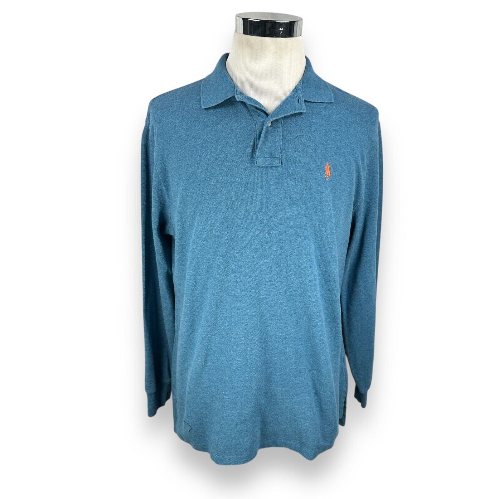Polo Ralph Lauren Polo Ralph Lauren Polo Shirt Men’s Large Blue Cotton Size US L / EU 52-54 / 3 - 1 Thumbnail