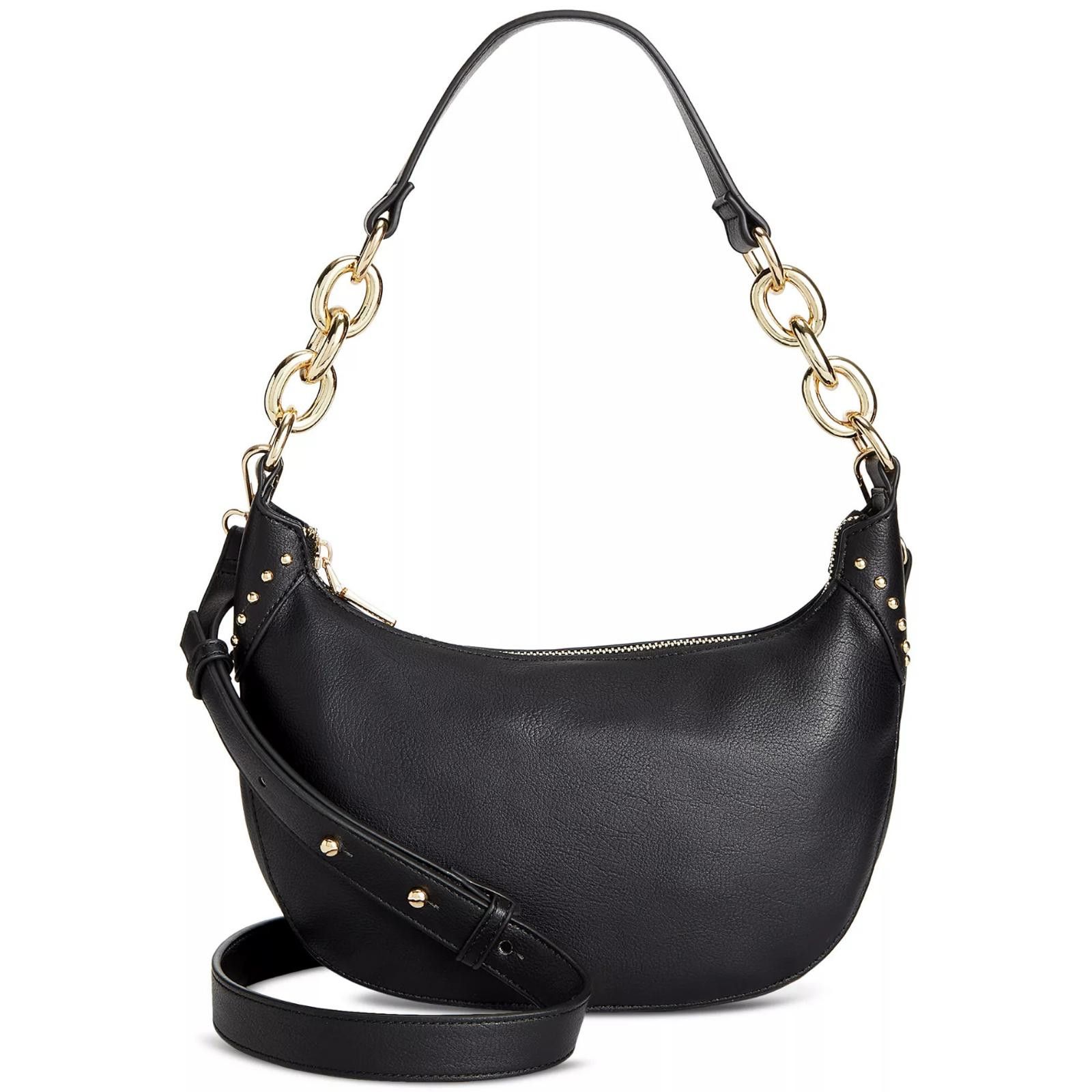 Other INC International Concepts Studded Small Shoulder Bag– Black Size ONE SIZE - 1 Thumbnail