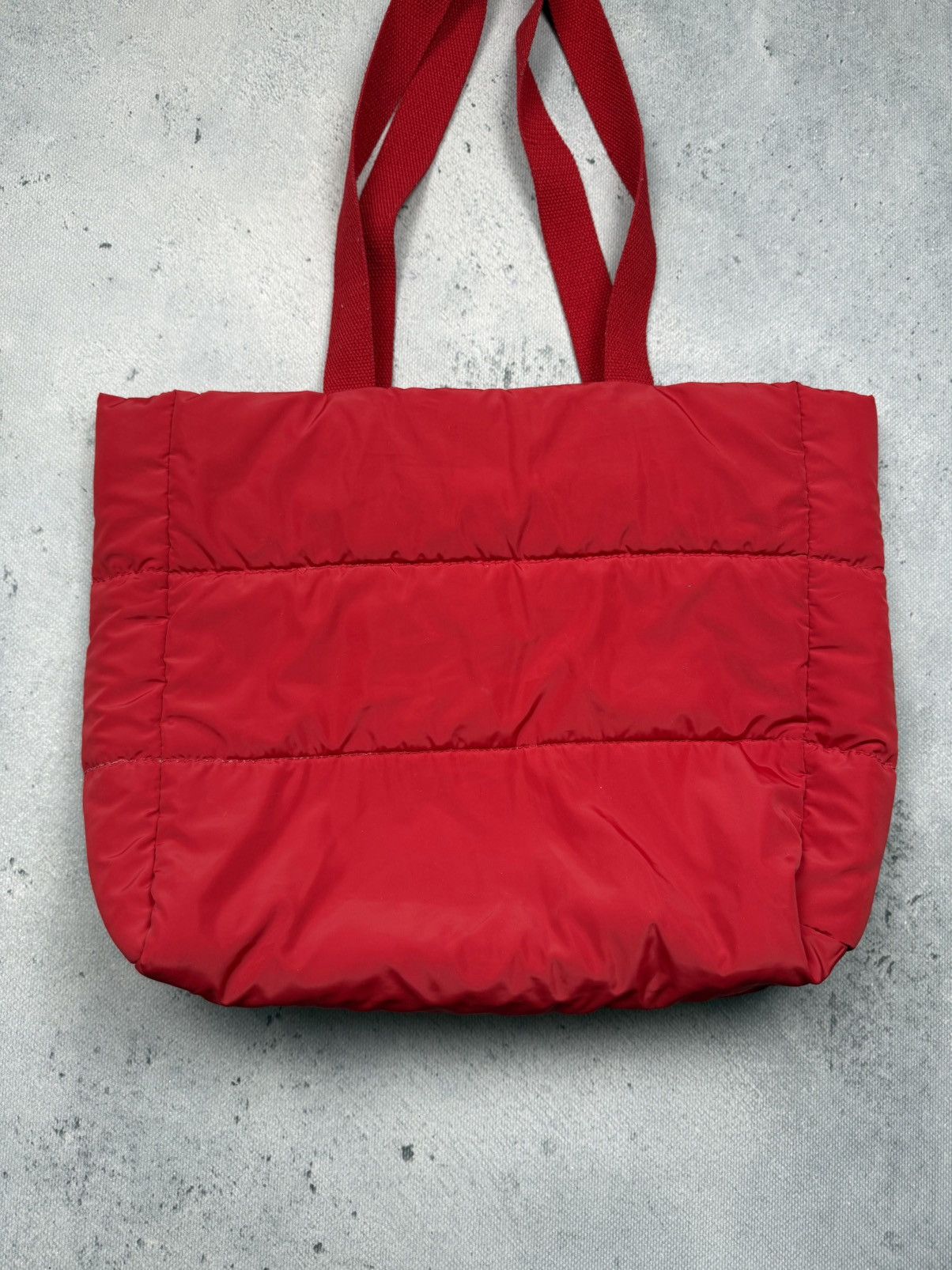 Jean Paul Gaultier Jean Paul Gaultier Red Padded Tote Bag Rare Puffer Shopper Size ONE SIZE - 3 Thumbnail