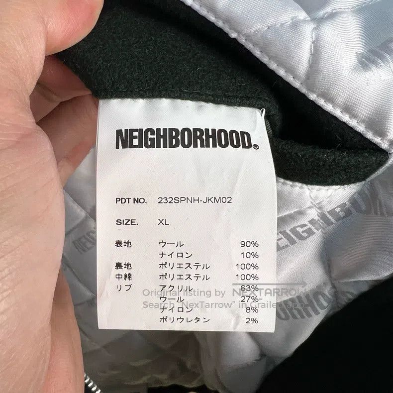 Neighborhood Neighborhood Green Embroidered Wool Jacket Size US XL / EU 56 / 4 - 4 Thumbnail