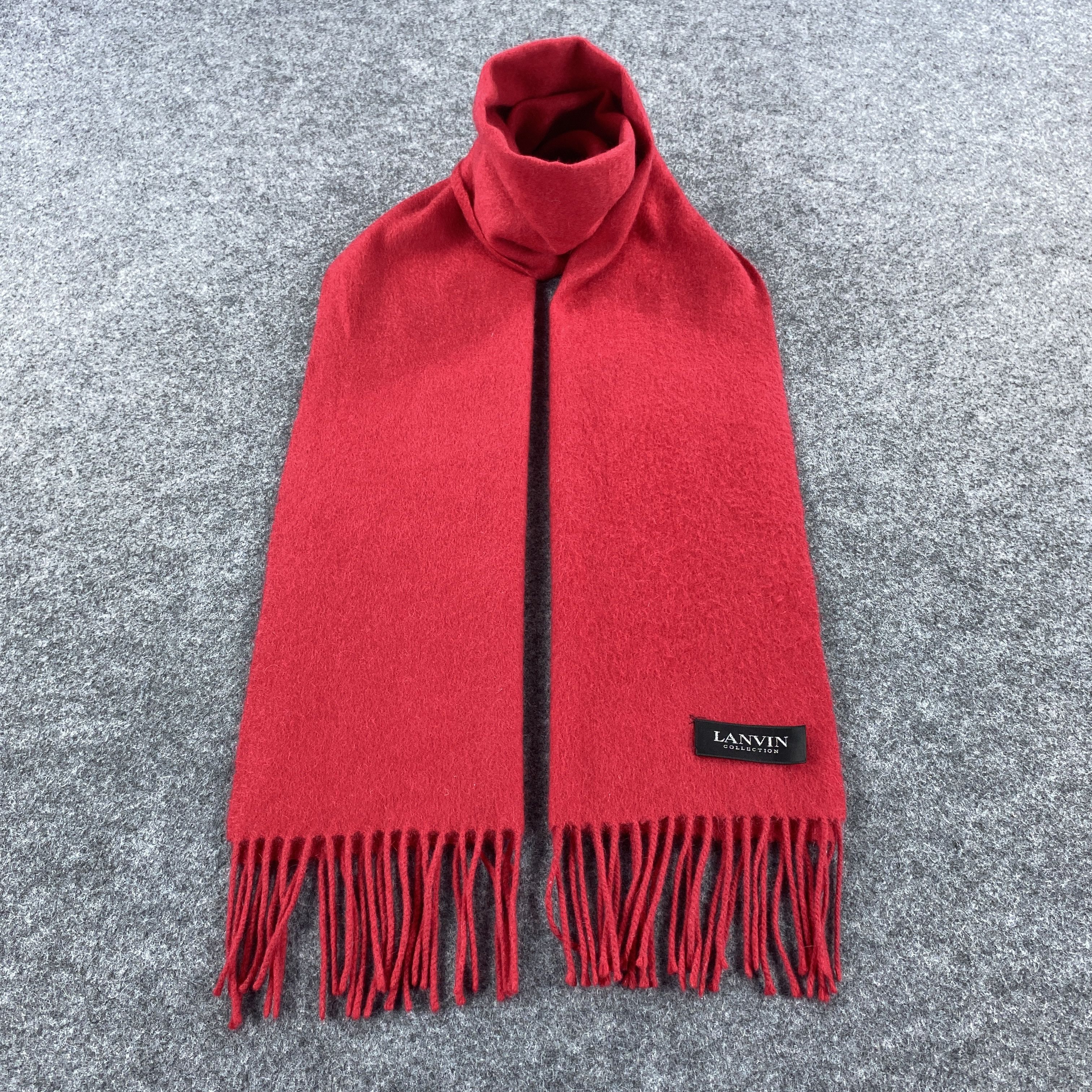 Lanvin × Vintage Lanvin Scarf # Muffler # Neckwear # D649 Size ONE SIZE - 1 Thumbnail
