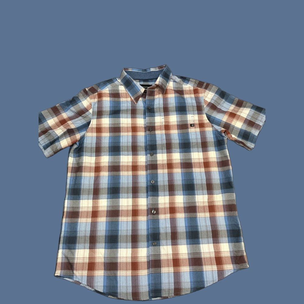 Marmot Marmot For Life Casual Plaid Short Sleeve Button-Down Shirt Men's M Hiking Size US M / EU 48-50 / 2 - 1 Thumbnail