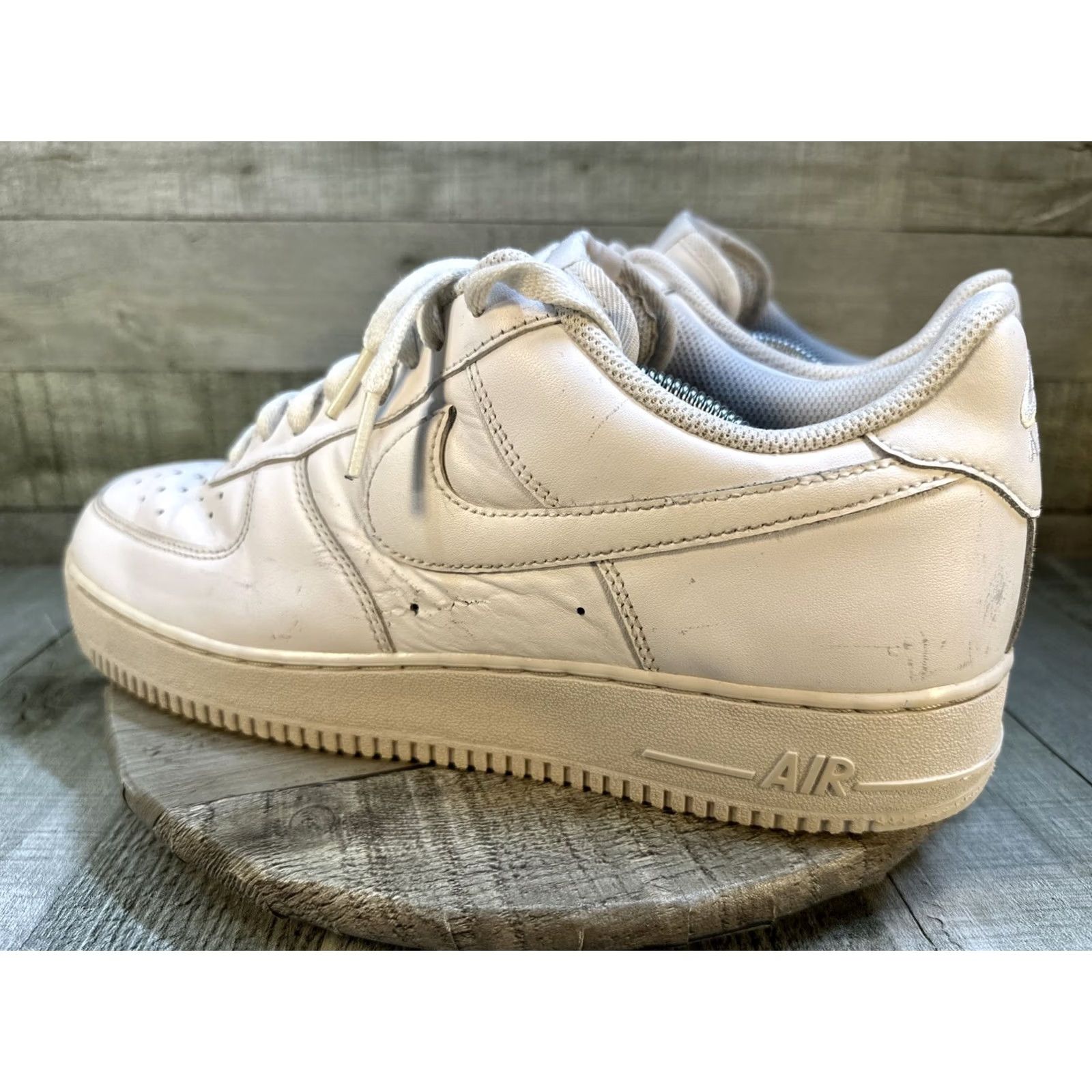 Nike Nike Air Force 1 '07 Low Triple White Shoe Mens 11.5 White Sneaker CW2288-111 Size US 12 / EU 45 - 4 Thumbnail