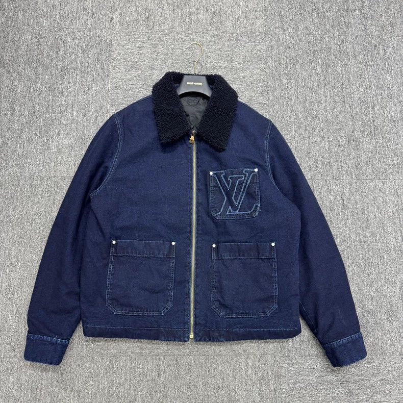 Louis Vuitton Louis Vuitton Embroidered Denim Jacket Size 54 Size US XXL / EU 58 / 5 - 1 Thumbnail