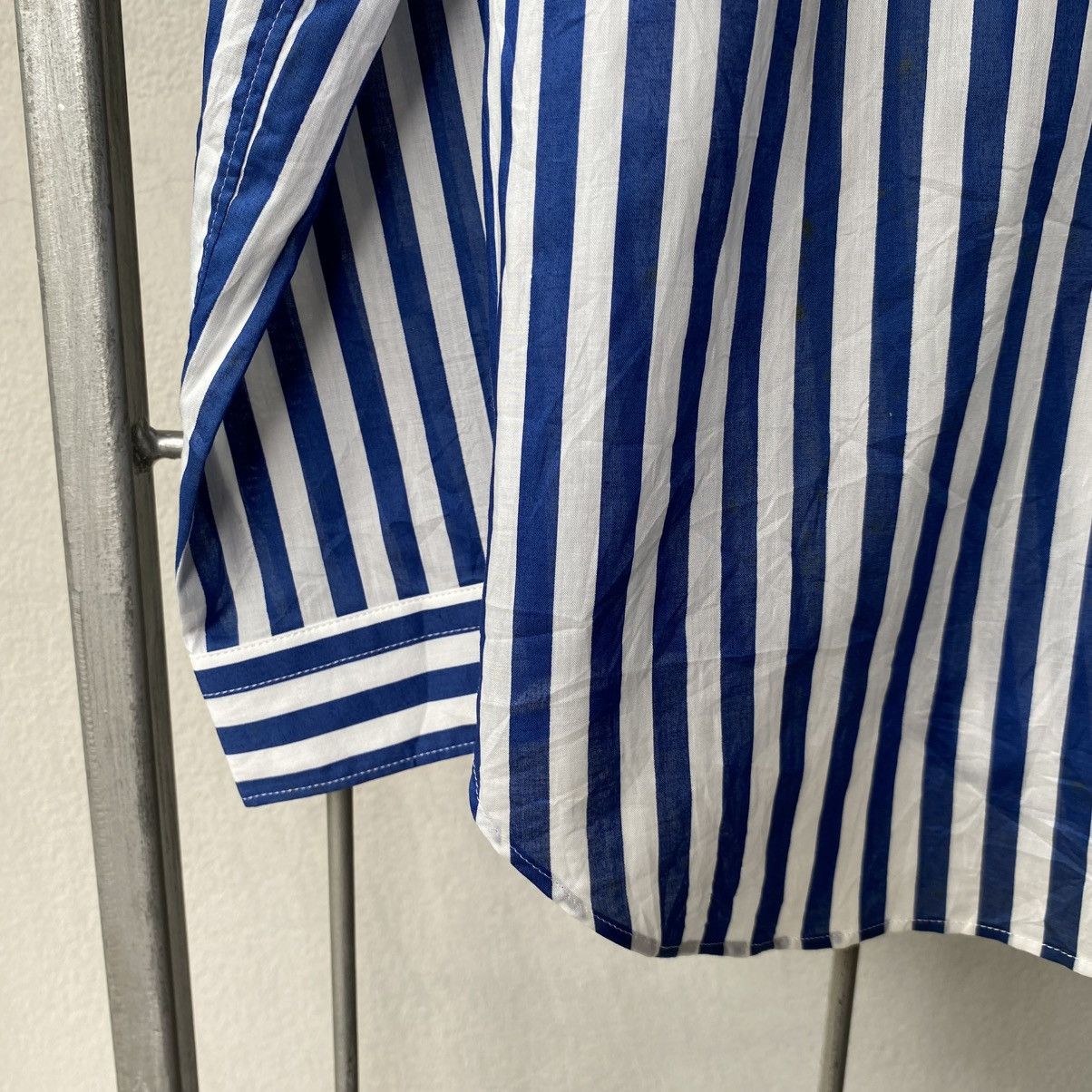 Comme des Garcons COMME des GARCONS TAO Blue & White Stripe Shirt Size S / US 4 / IT 40 - 15 Thumbnail