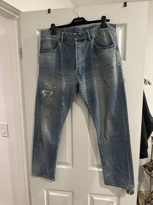 John Elliott - The Kane 2 Cropped Distressed Denim Jeans - Blue John Elliott