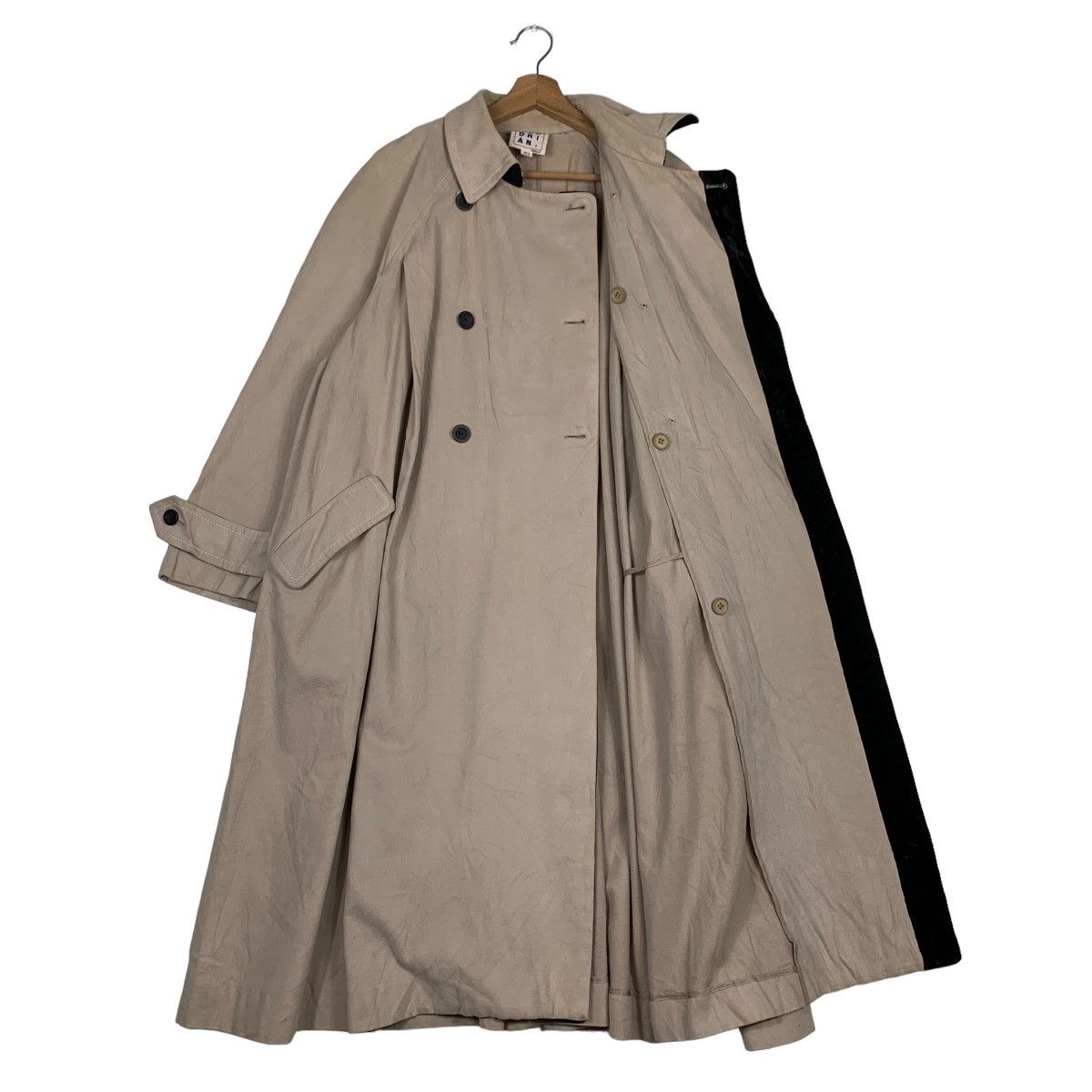Japanese Brand MONDRIAN. Italy Double Breasted Long Coat #0409-C19 Size US L / EU 52-54 / 3 - 9 Thumbnail