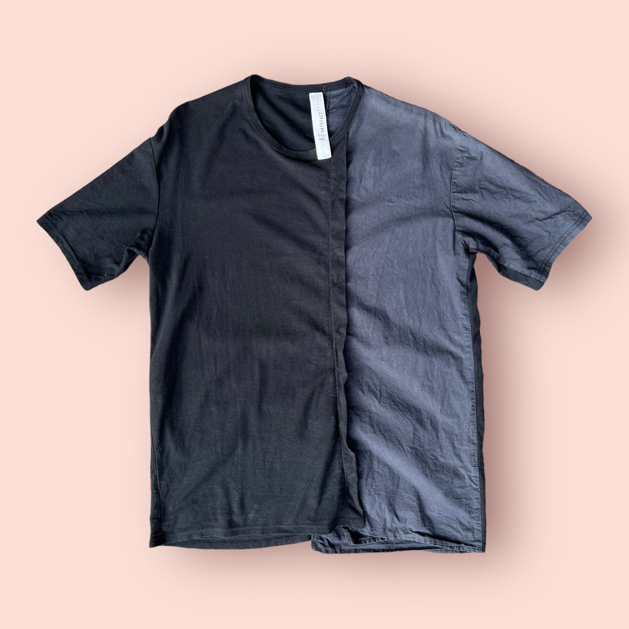 A.F Artefact × Artefact × Japanese Brand A.F ARTEFACT SWITCHING PATTERN 2 TONE T-SHIRT Size US L / EU 52-54 / 3 - 4 Thumbnail