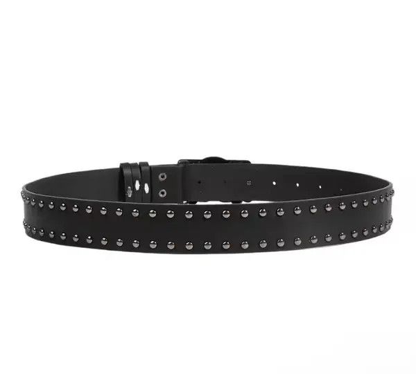 Japanese Brand Unisex Trendy Gothic Punk Skulls Buckle Belt Size 32 - 5 Thumbnail