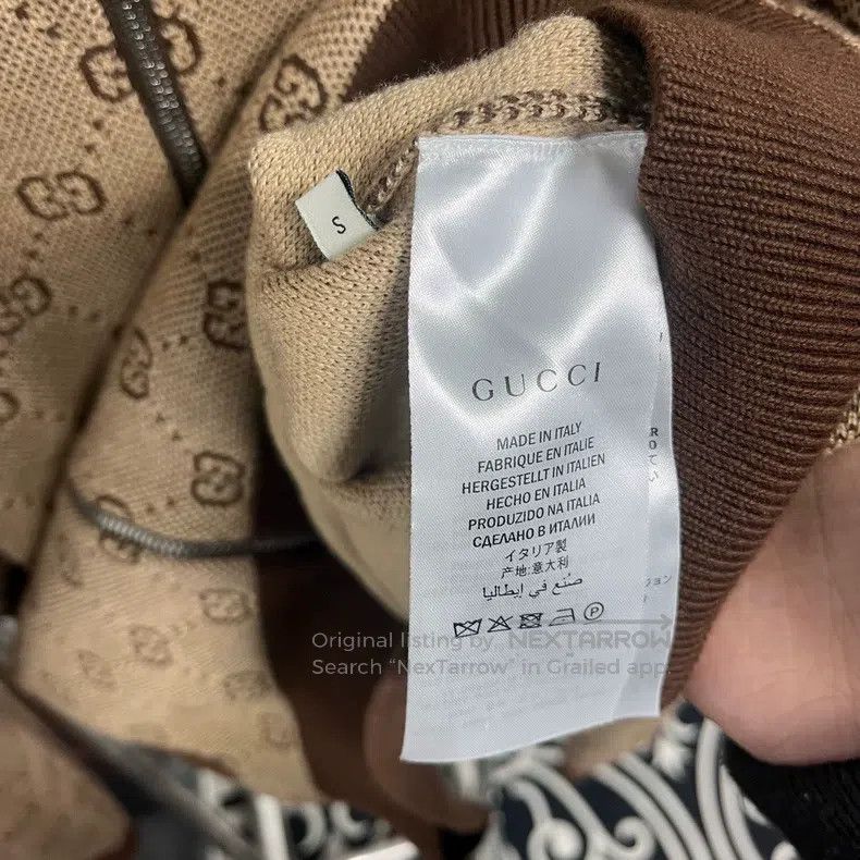 Gucci Gucci Full-print zipper cardigan jacket Size US S / EU 44-46 / 1 - 4 Thumbnail