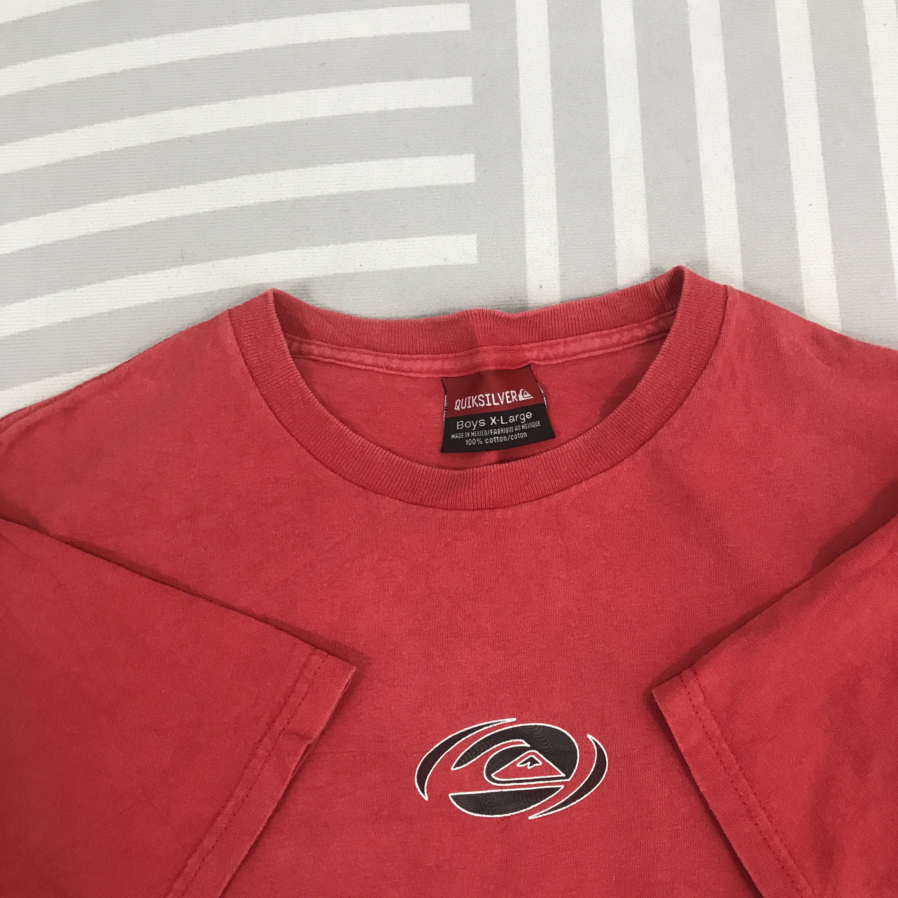 Quiksilver × Vintage Vintage Quiksilver Big Logo Red T-shirt Size US XL / EU 56 / 4 - 6 Thumbnail