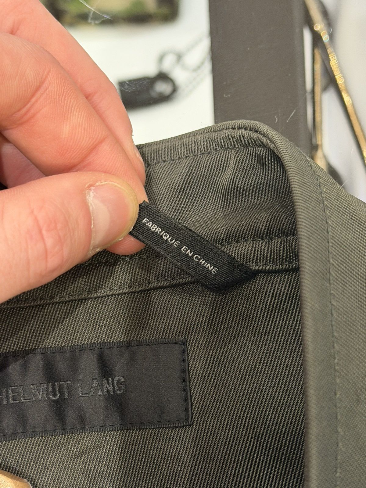 Helmut Lang Helmut Lang Embroidered Jacket - Olive Size US XL / EU 56 / 4 - 5 Thumbnail