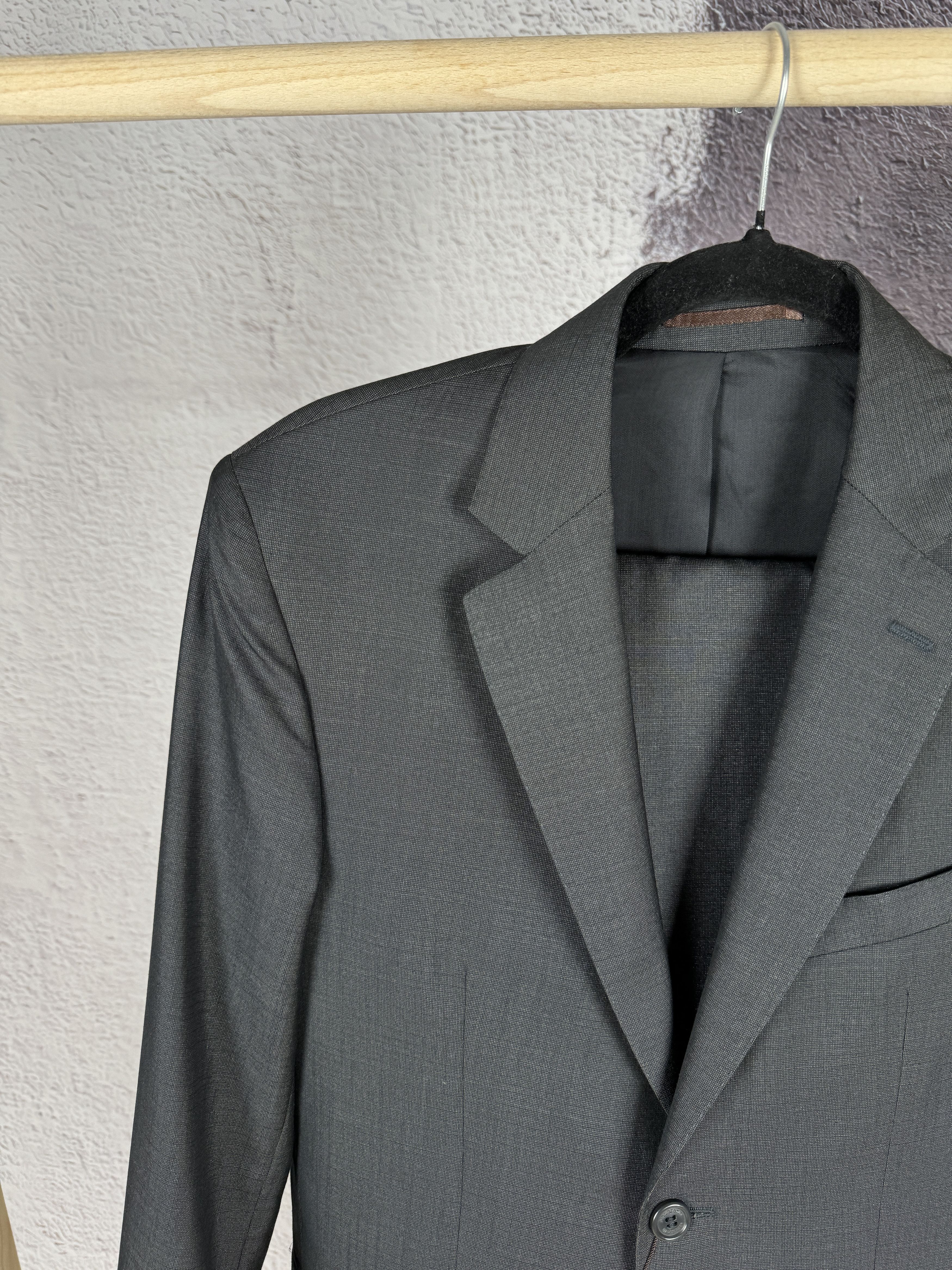 Nazareno Gabrielli BNWT Nazareno Gabrielli 2 pcs Panda grey 2 button wool suit Size 38R - 3 Thumbnail