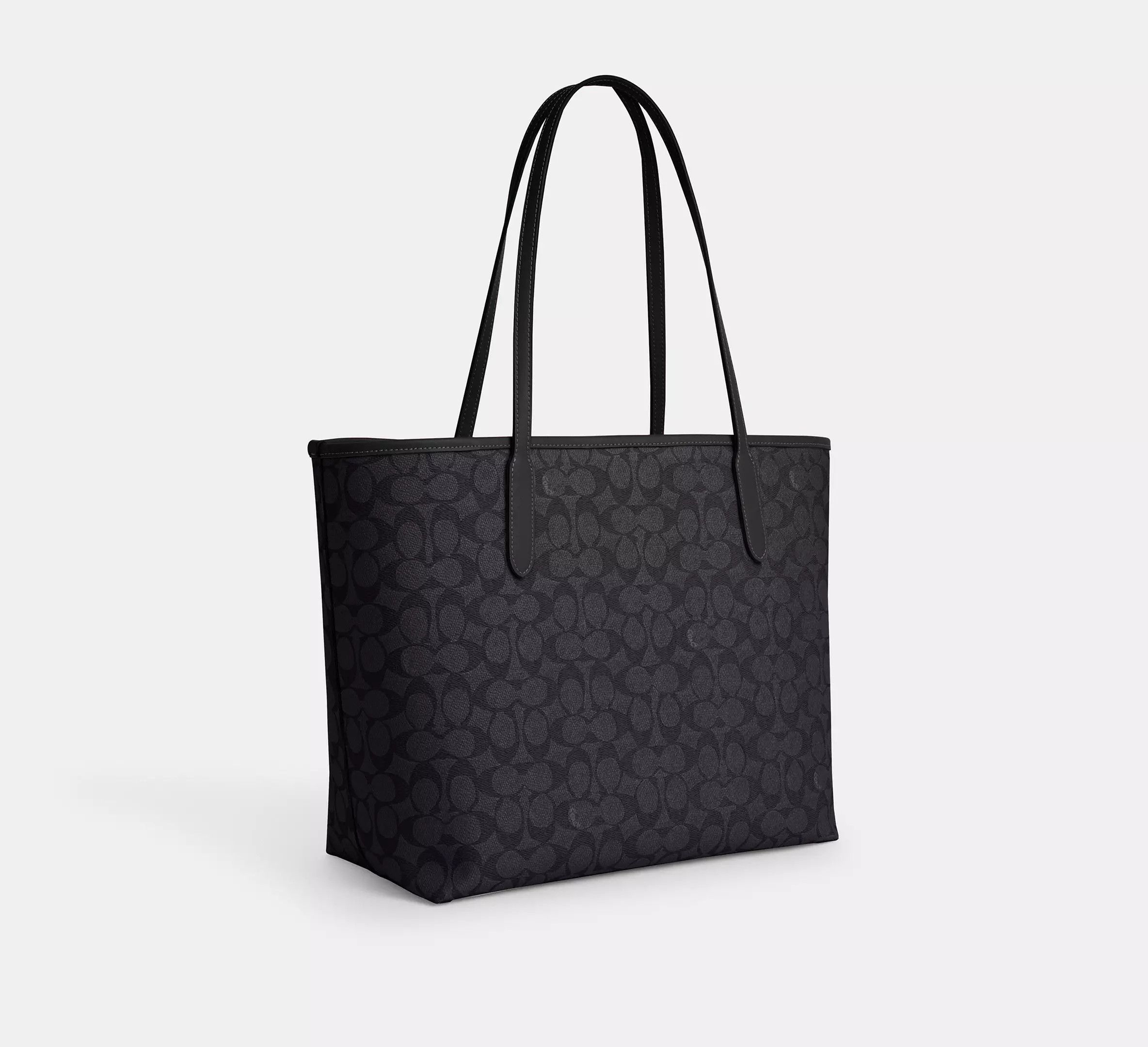 Coach City Tote Bag In Signature Canvas CV976 Size ONE SIZE - 9 Thumbnail