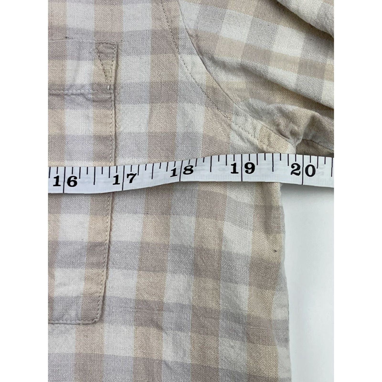 Levi's VINTAGE Levi’s Men’s White Beige Checkered Long Sleeve Snap Front Shirt M Casual Button-Up Cotton Polyester 70s 80s Western Rockabilly Classic Mens Size US M / EU 48-50 / 2 - 6 Thumbnail
