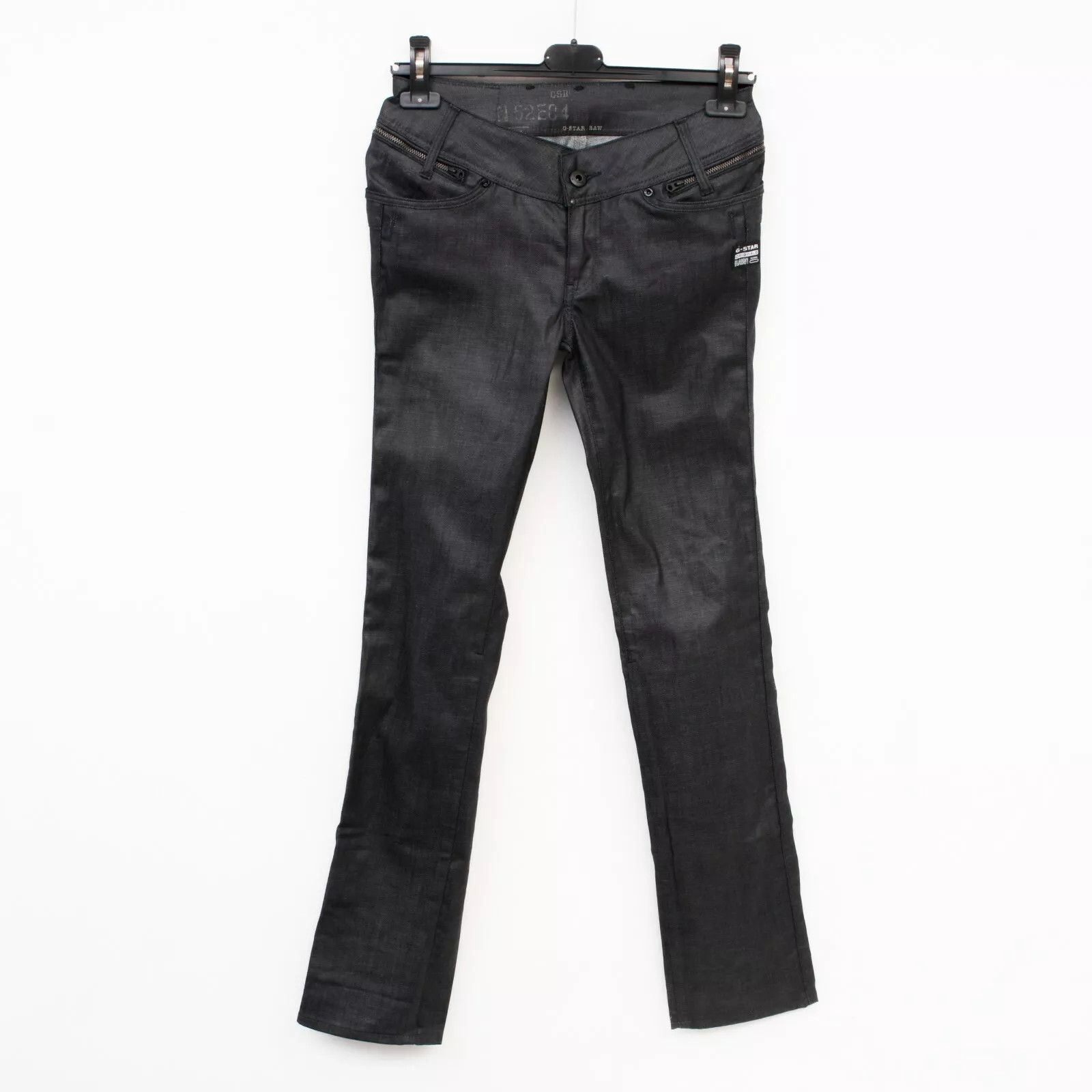 G-Star Raw Berlin Straight Women Jeans W26 L32 Trousers Zip Stretch Size 26" / US 2 / IT 38 - 1 Thumbnail