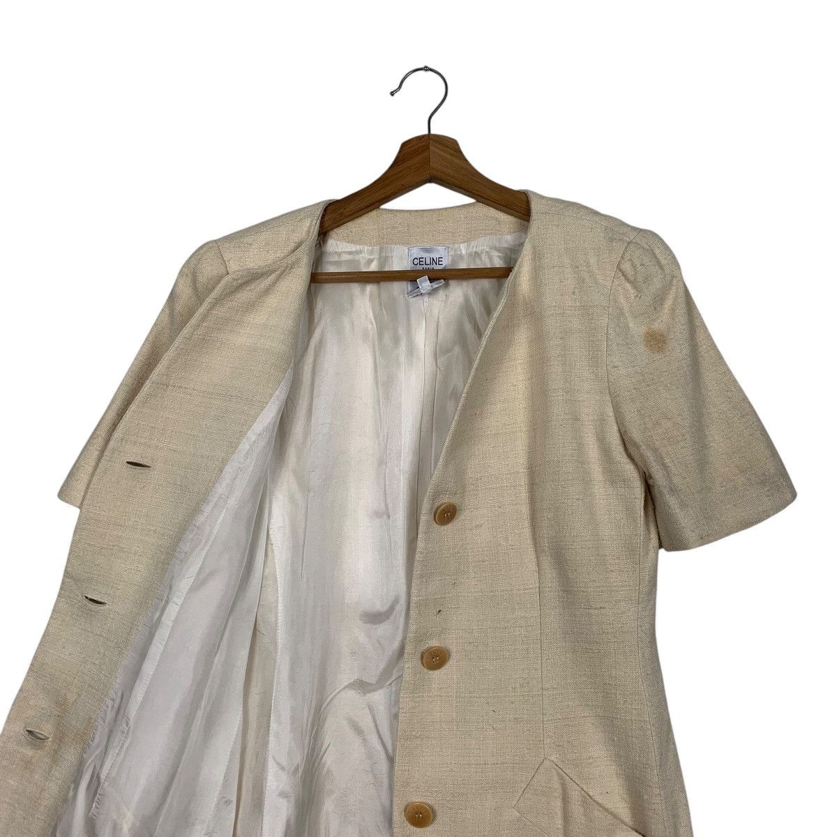 Celine Celine Paris Dress Jacket Size XS / US 0-2 / IT 36-38 - 10 Thumbnail