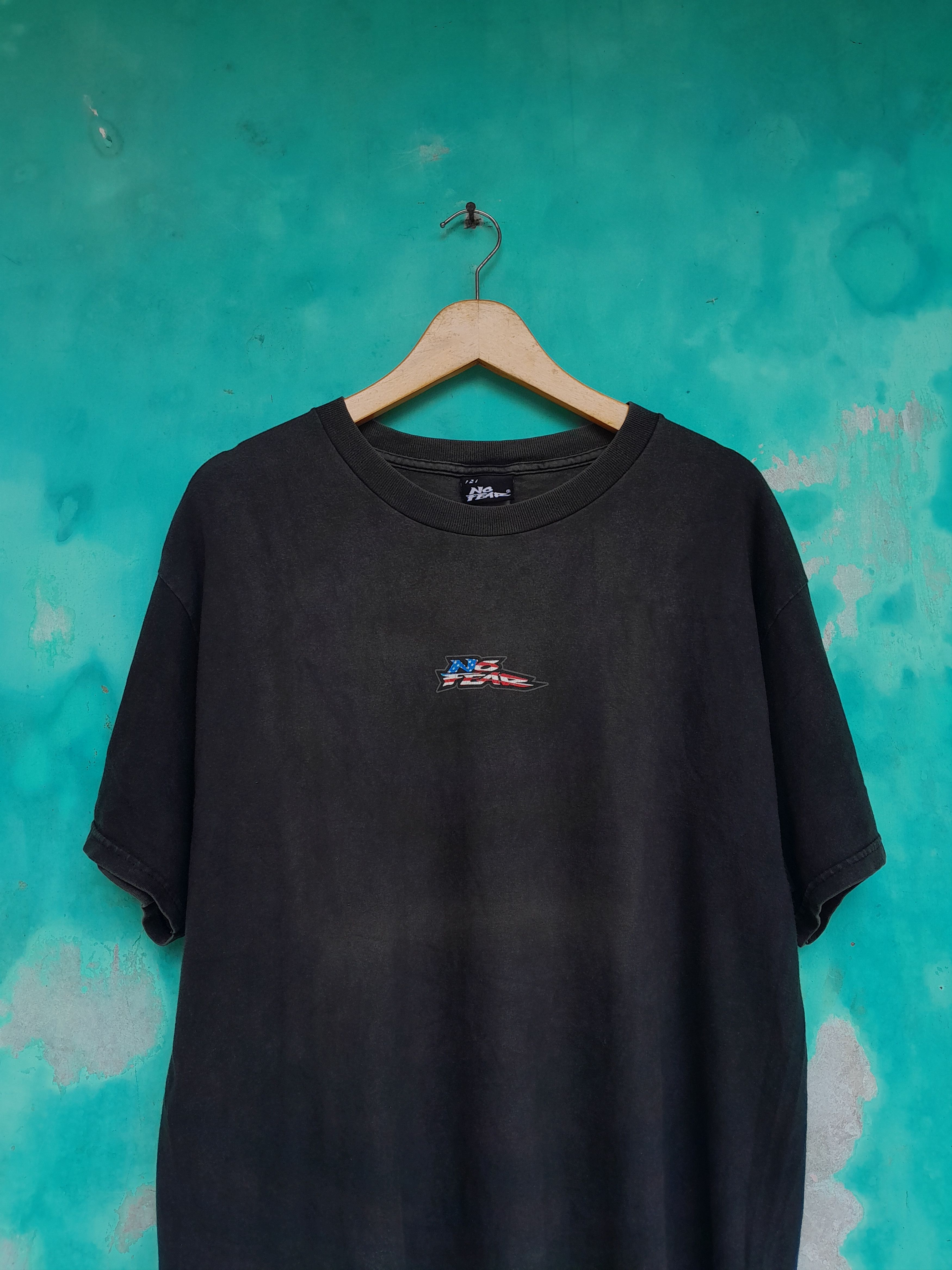 No Fear Vintage late 90s NO FEAR Clothing Surf Skate Shirt Size US L / EU 52-54 / 3 - 3 Thumbnail
