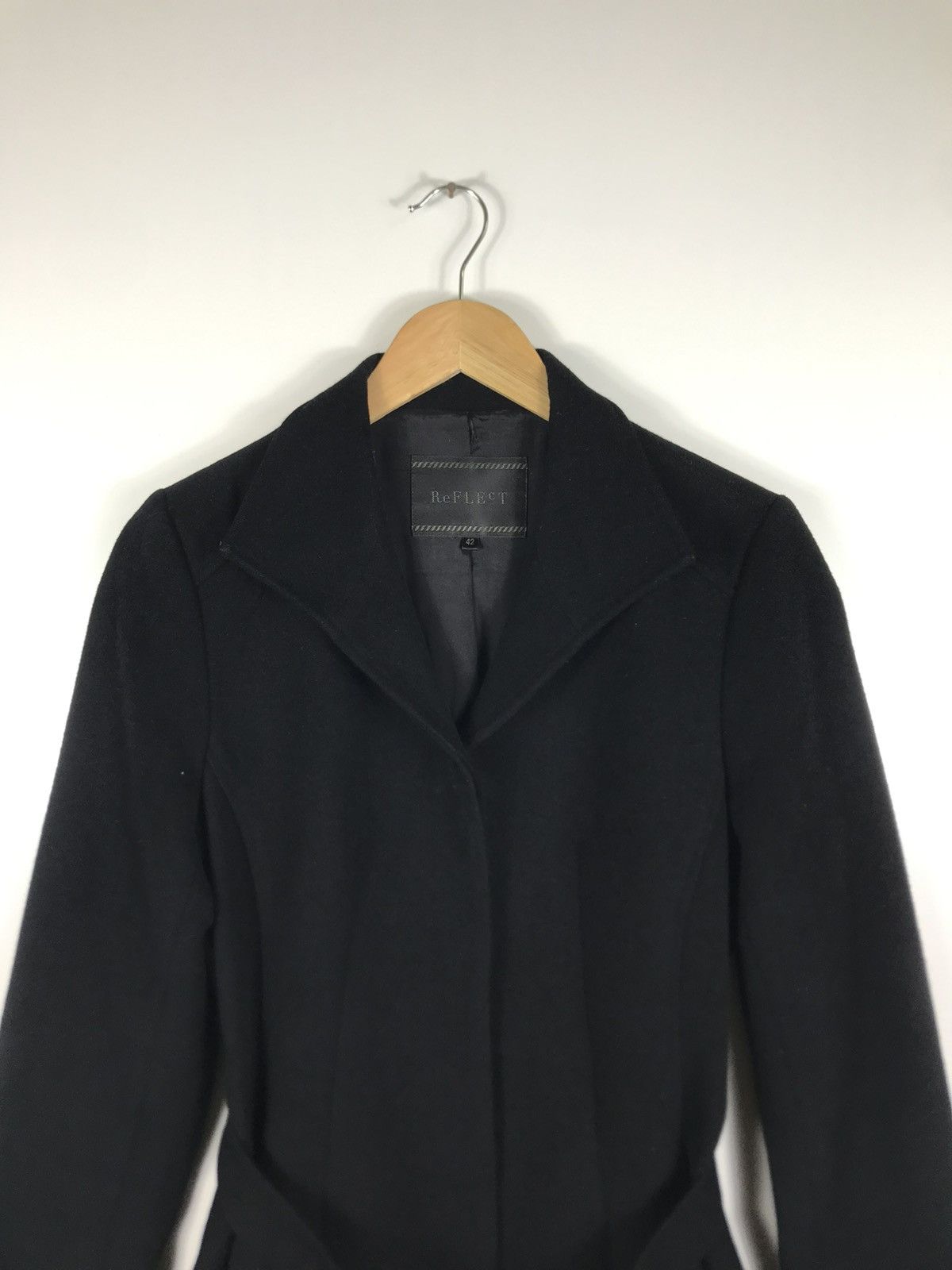 Designer × Japanese Brand × Vintage 🔥Reflect Wool Trench Coat Jacket Size M / US 6-8 / IT 42-44 - 4 Thumbnail