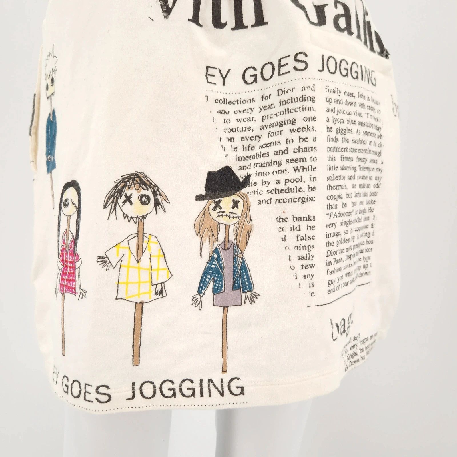 John Galliano John Galliano Mini Skirt Size 26" / US 2 / IT 38 - 7 Thumbnail