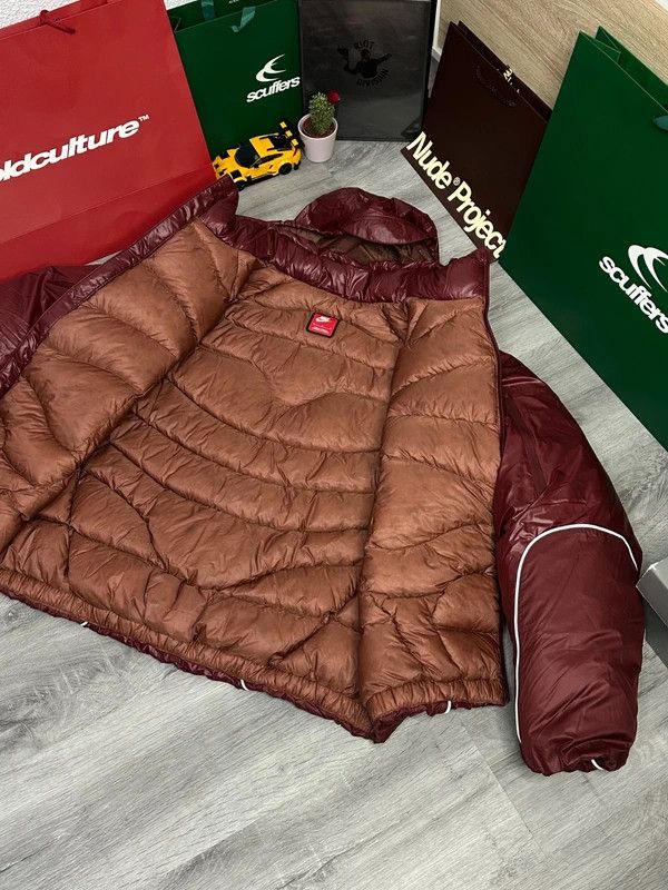 Nike Nike Tech Bubble Jacket – Unreleased Burgundy Sample Size US M / EU 48-50 / 2 - 4 Thumbnail