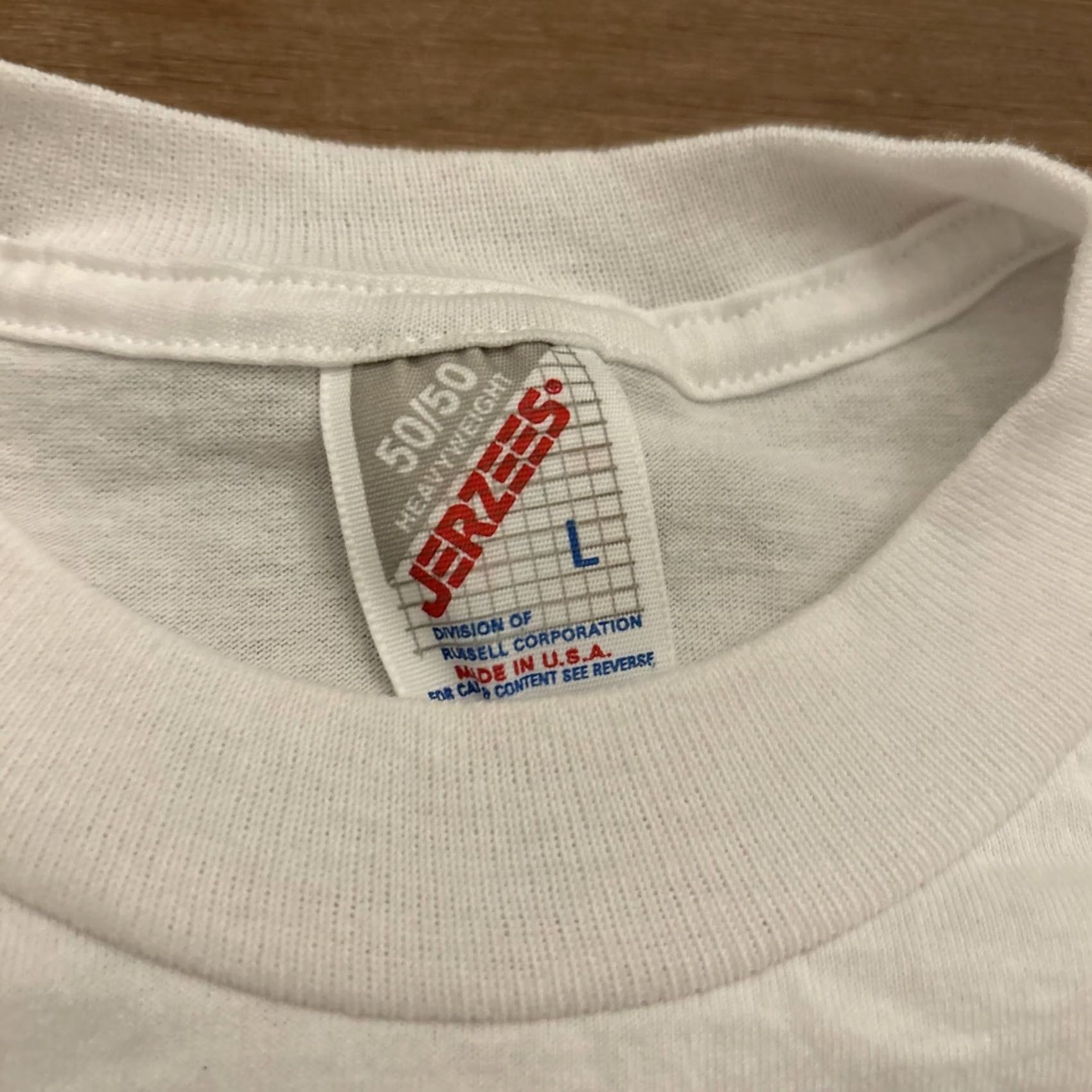 Jerzees VINTAGE Bill Clinton Funny T Shirt L Mens White Jerzees | Tshirt | Adult L | EUC Size US L / EU 52-54 / 3 - 4 Thumbnail