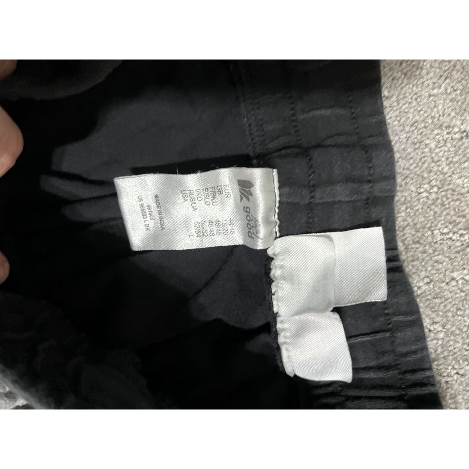 Vintage Feel Good Sweatpants Women L Black Distressed Activewear Size Large Super Soft Modern Fit Size 36" / US 14 / IT 50 - 6 Thumbnail
