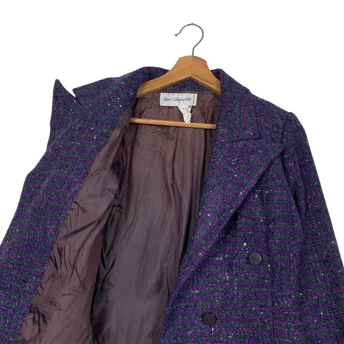 Karl Lagerfeld Karl Lagerfeld Double Breasted Women Jacket Size XS / US 0-2 / IT 36-38 - 10 Thumbnail