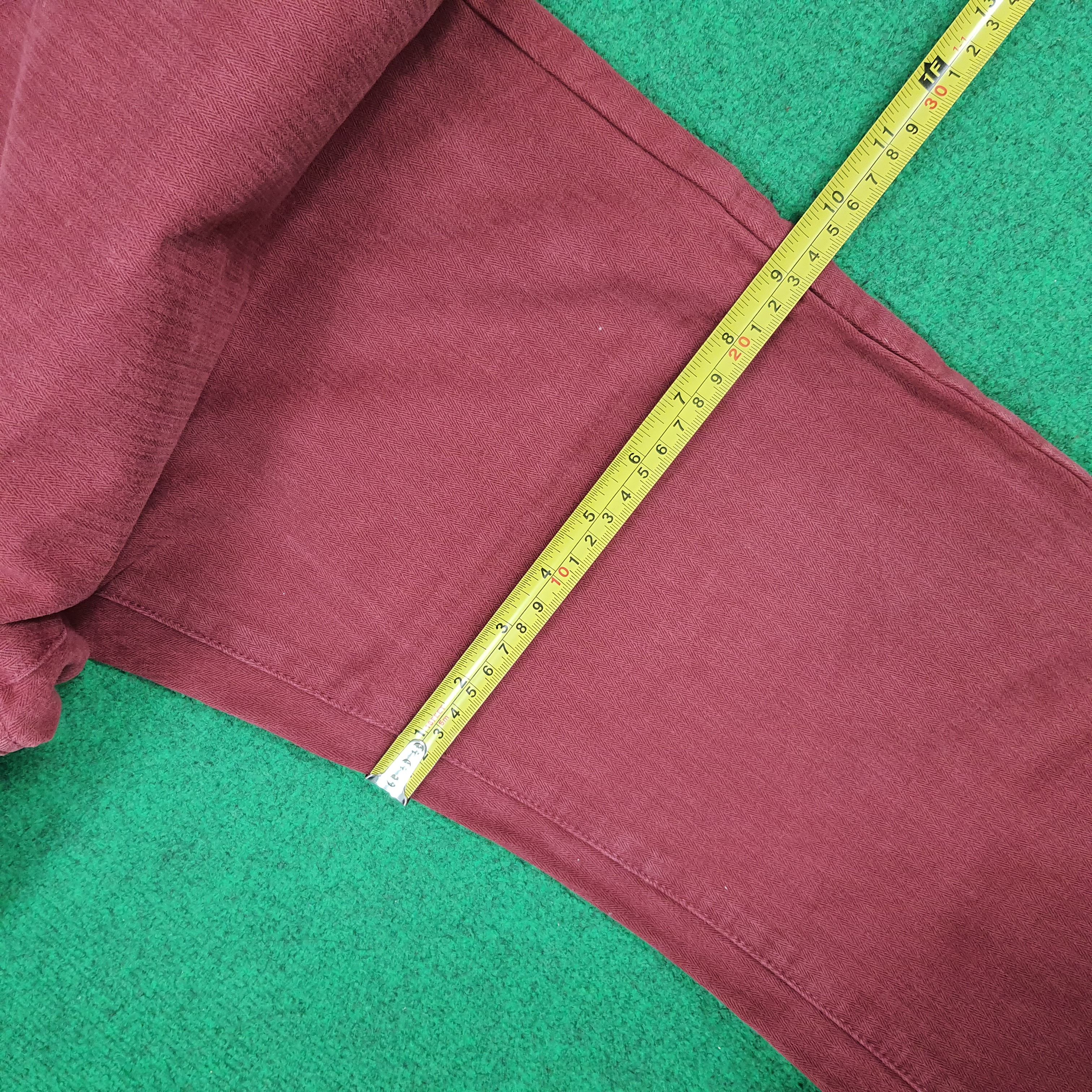 Ferrari Vintage Rare FERRARI x FILA Red Denim Pants Italy C297N8 Size US 31 - 16 Thumbnail