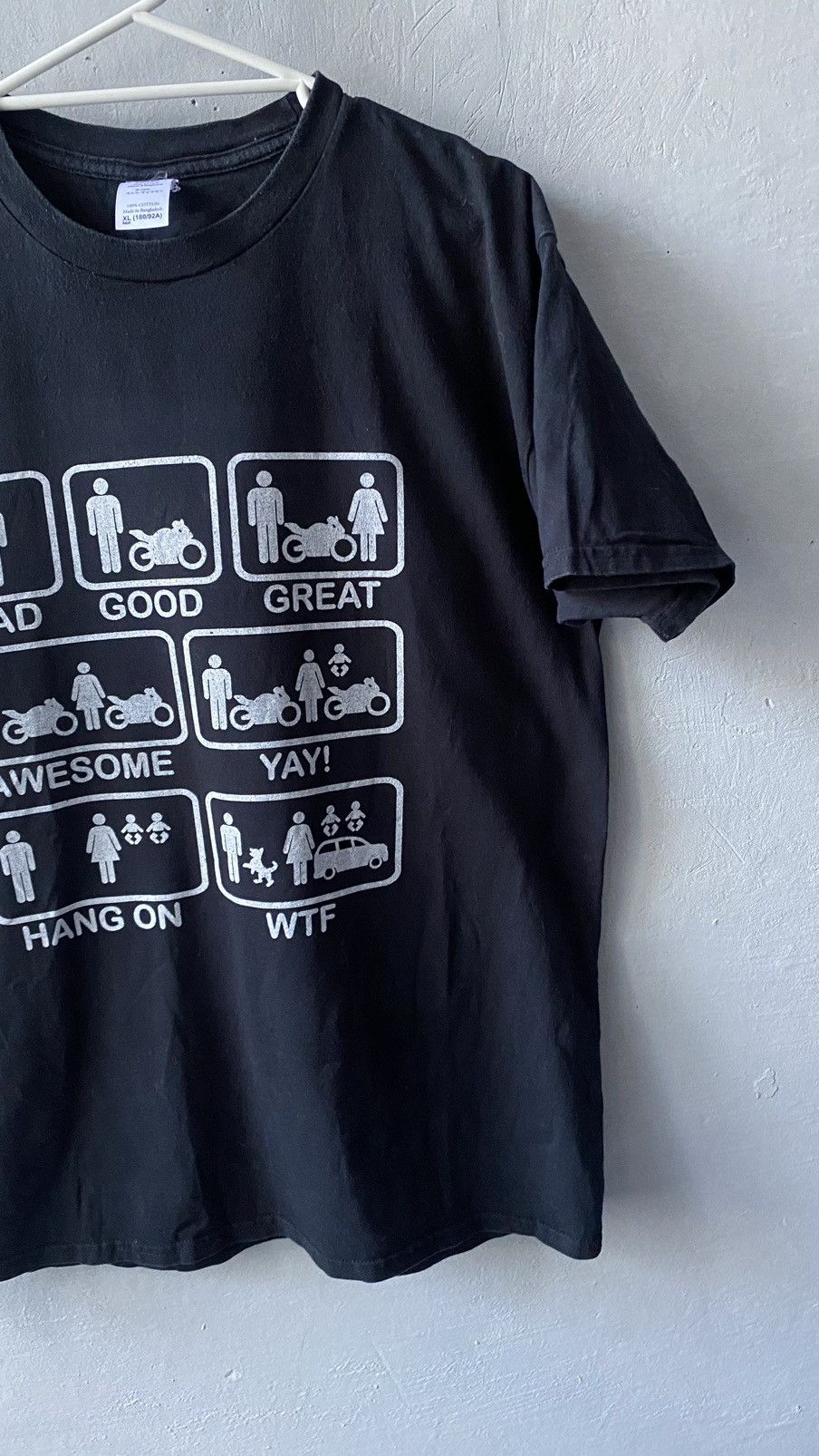 Other Motorcycle Biker Bad Good Awesome Even Better Yay WTF Size US XL / EU 56 / 4 - 3 Thumbnail