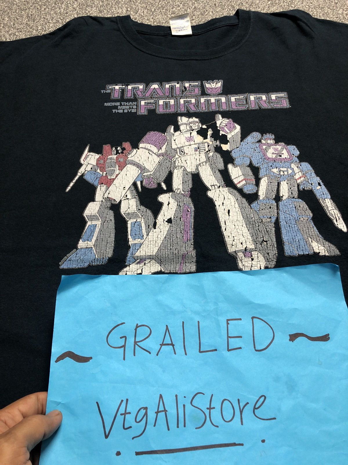 Anime Vintage 90s Anima The Transformers Tee Size US XXL / EU 58 / 5 - 17 Thumbnail